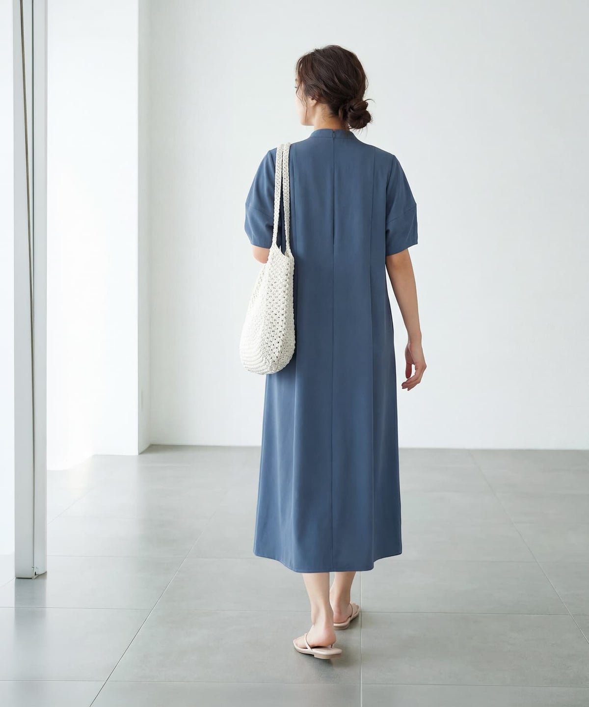 着用イメージ 163cm 着用サイズ 02 ブルー