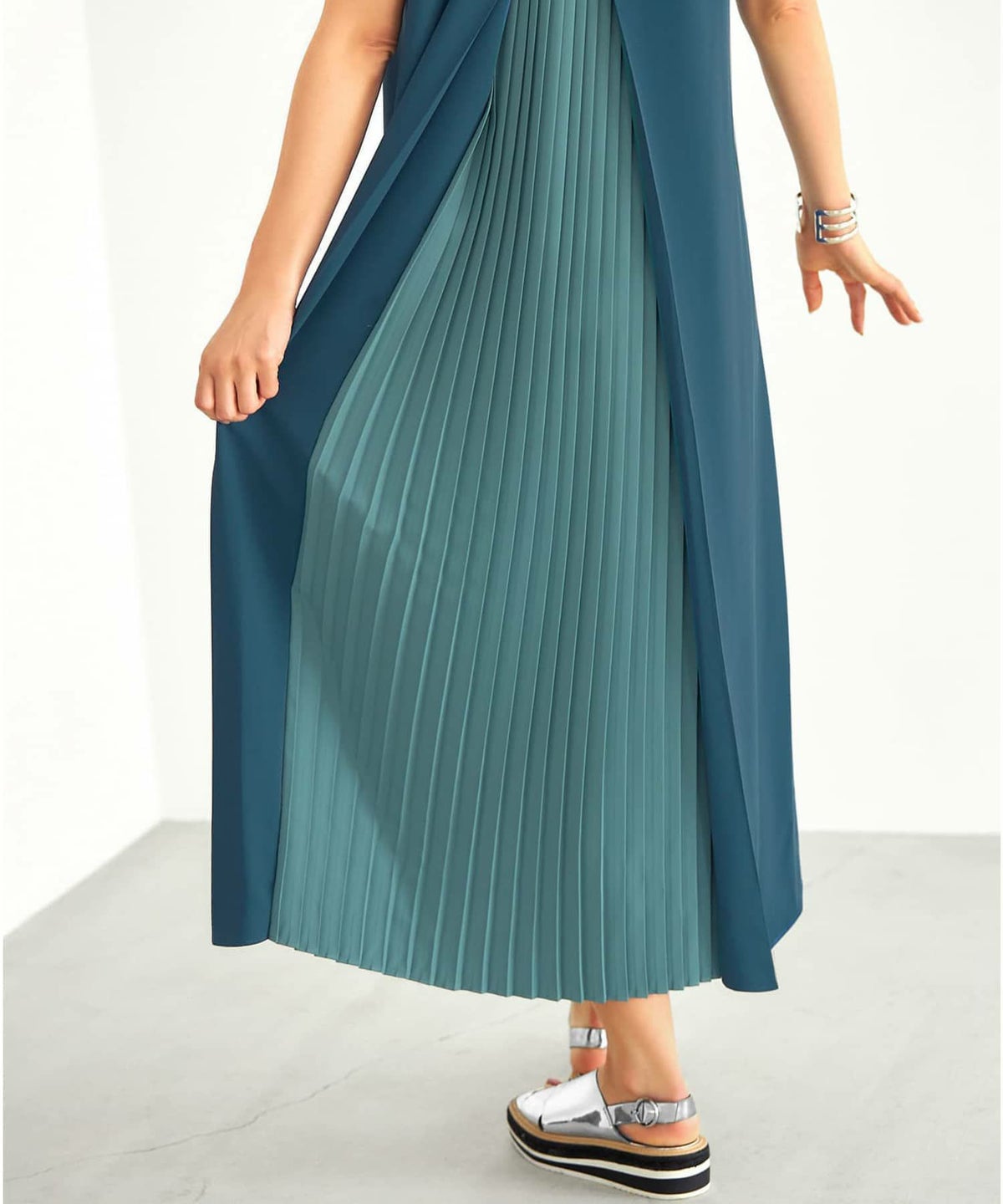 着用イメージ 157cm 着用サイズ 01 ブルー