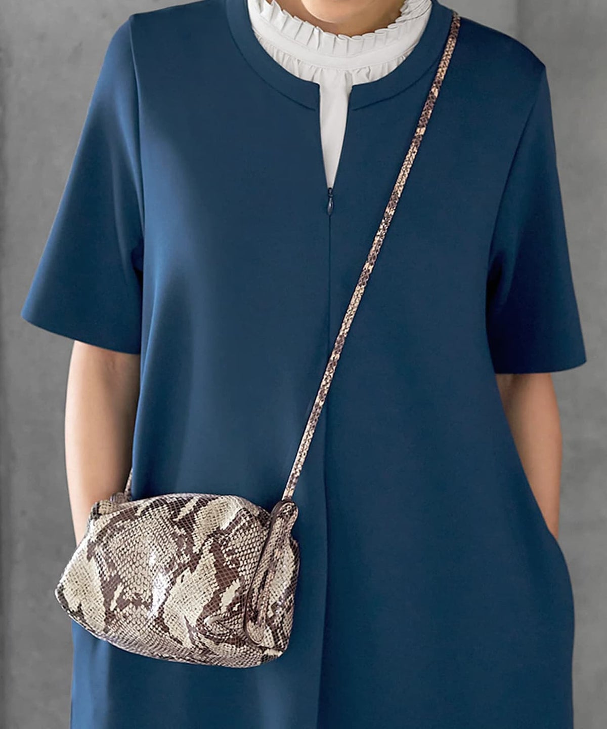 着用イメージ 163cm 02サイズ ダークブルー