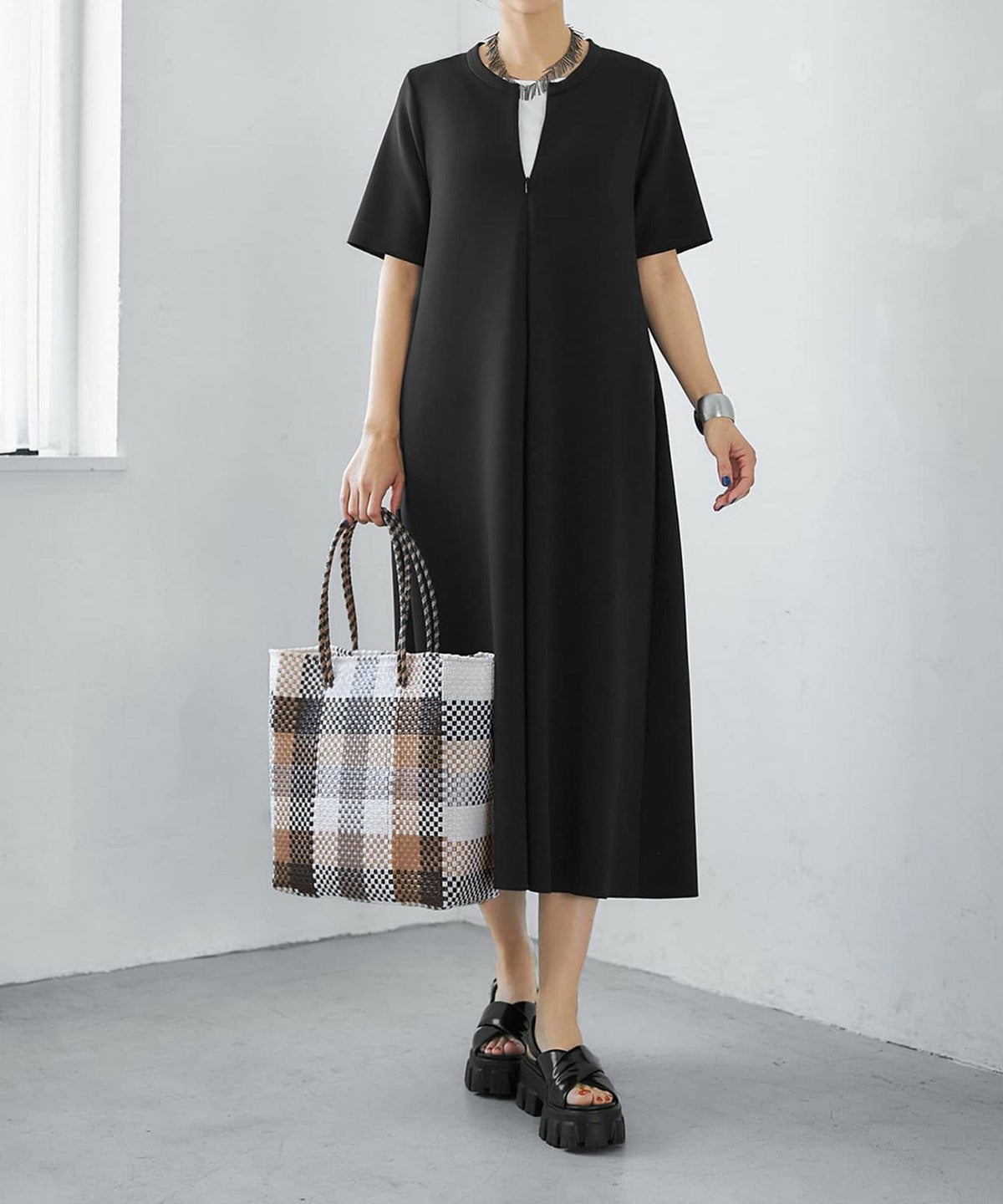 着用イメージ 166cm 02サイズ ブラック