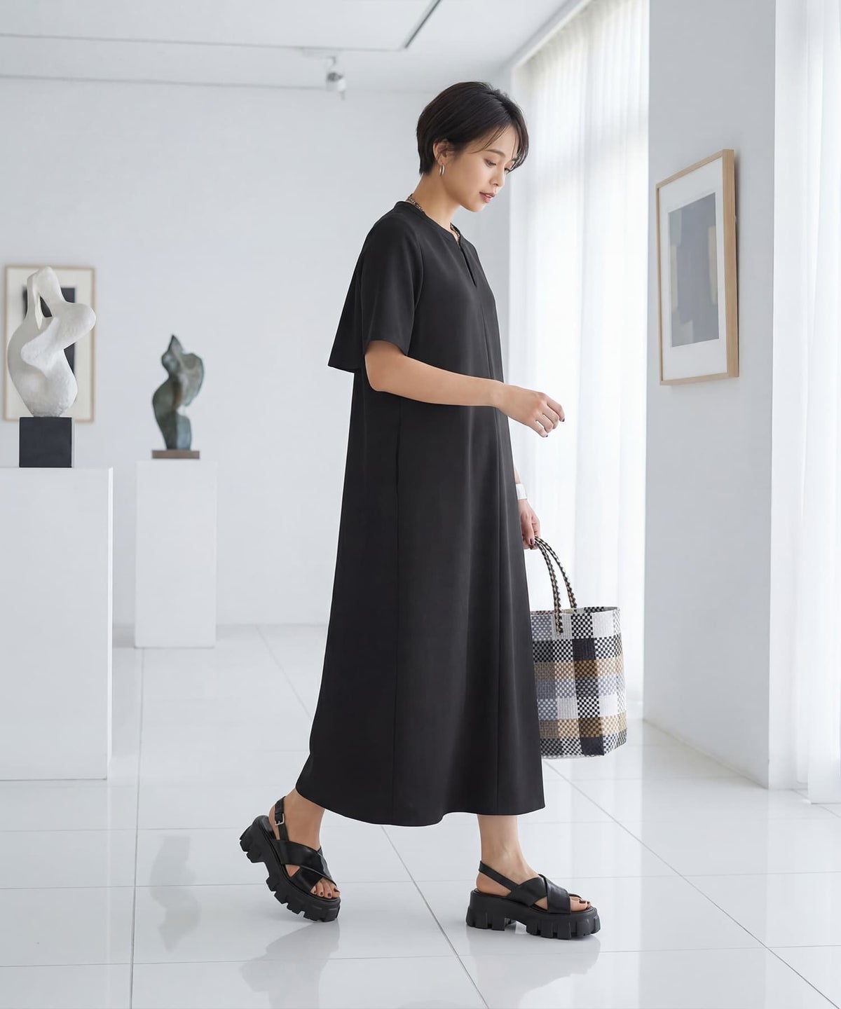 着用イメージ 163cm 02サイズ ブラック