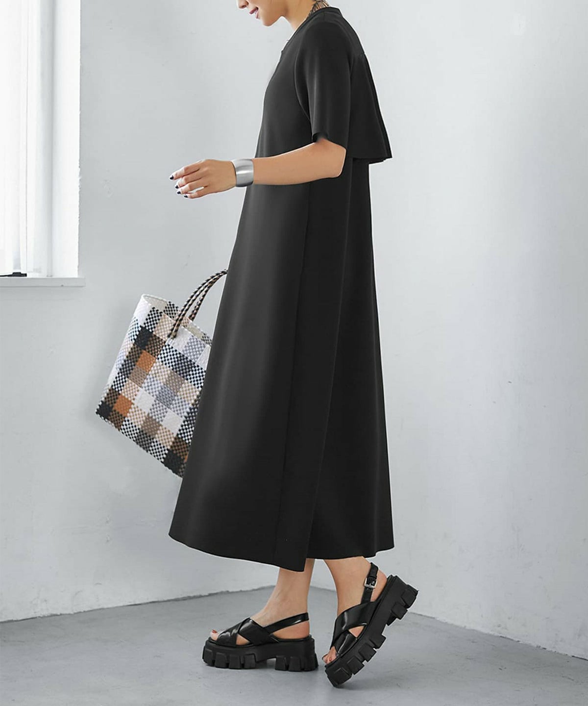 着用イメージ 166cm 02サイズ ブラック