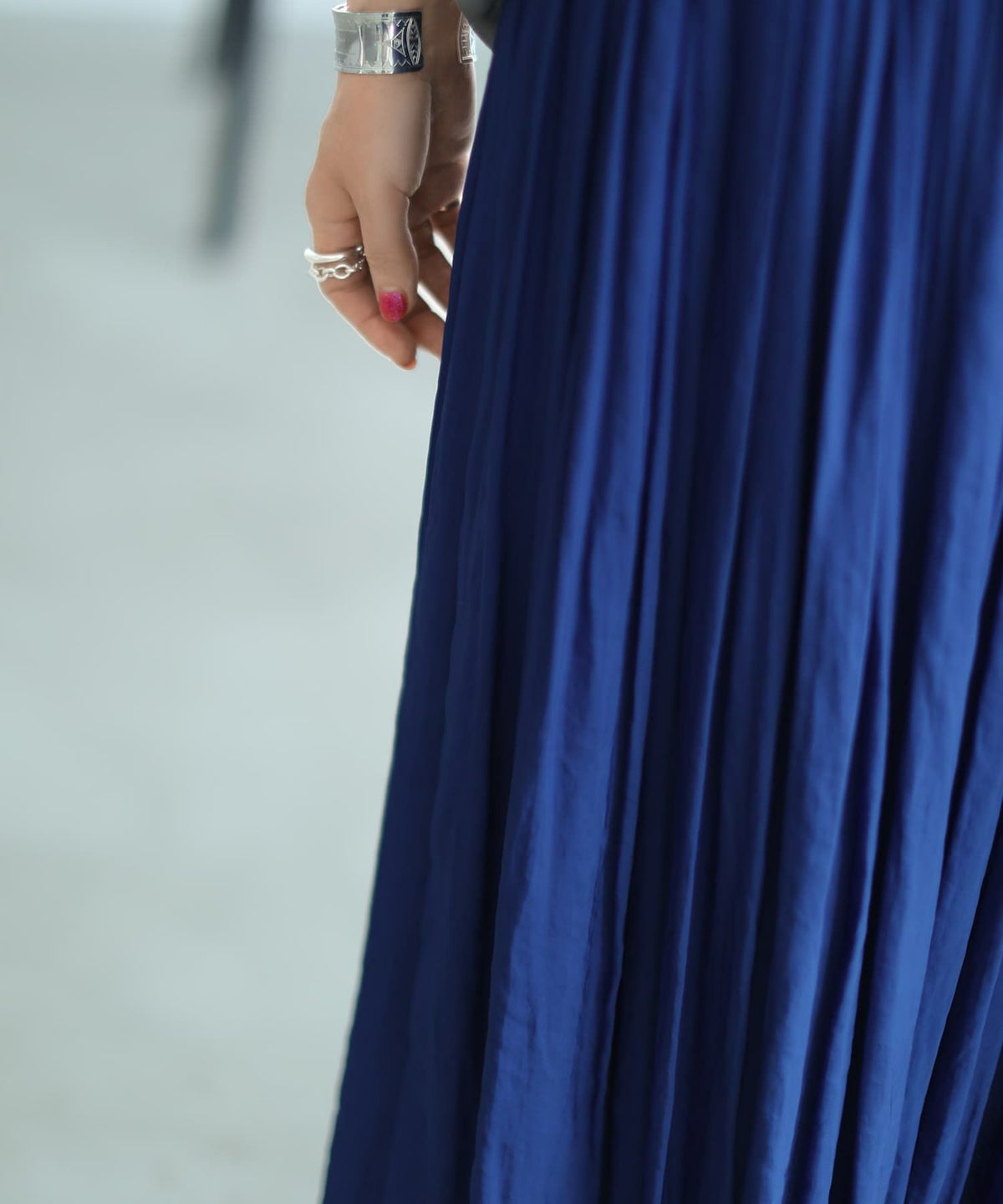 着用イメージ 153cm ブルー Sサイズ