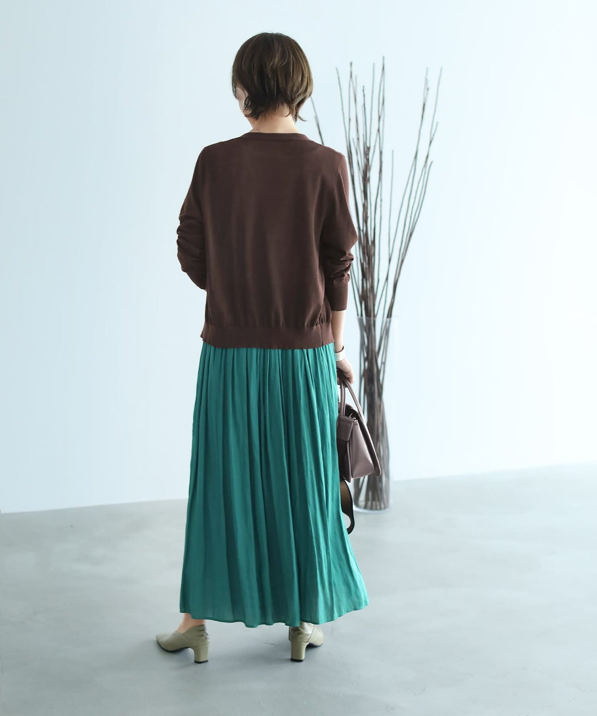 着用イメージ 153cm シーグリーン Sサイズ