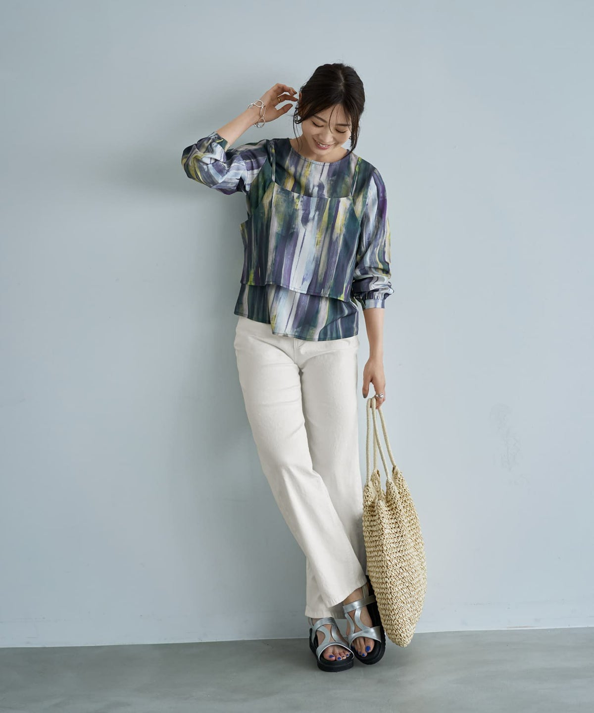 着用イメージ シルバー