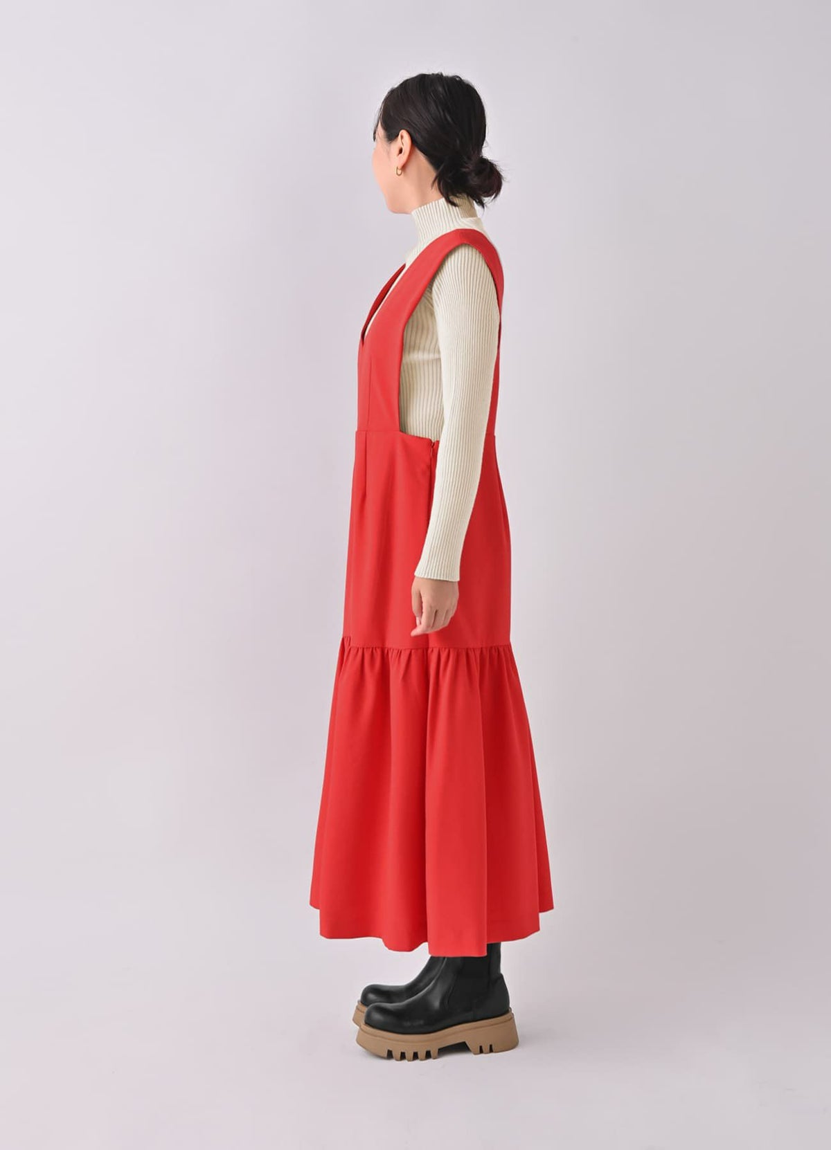 着用イメージ 156cm 着用サイズ 01 レッド