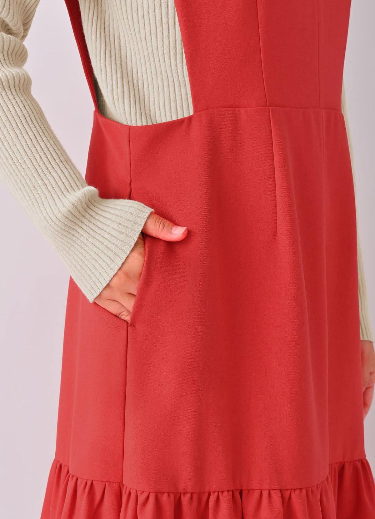 着用イメージ 156cm 着用サイズ 01 レッド