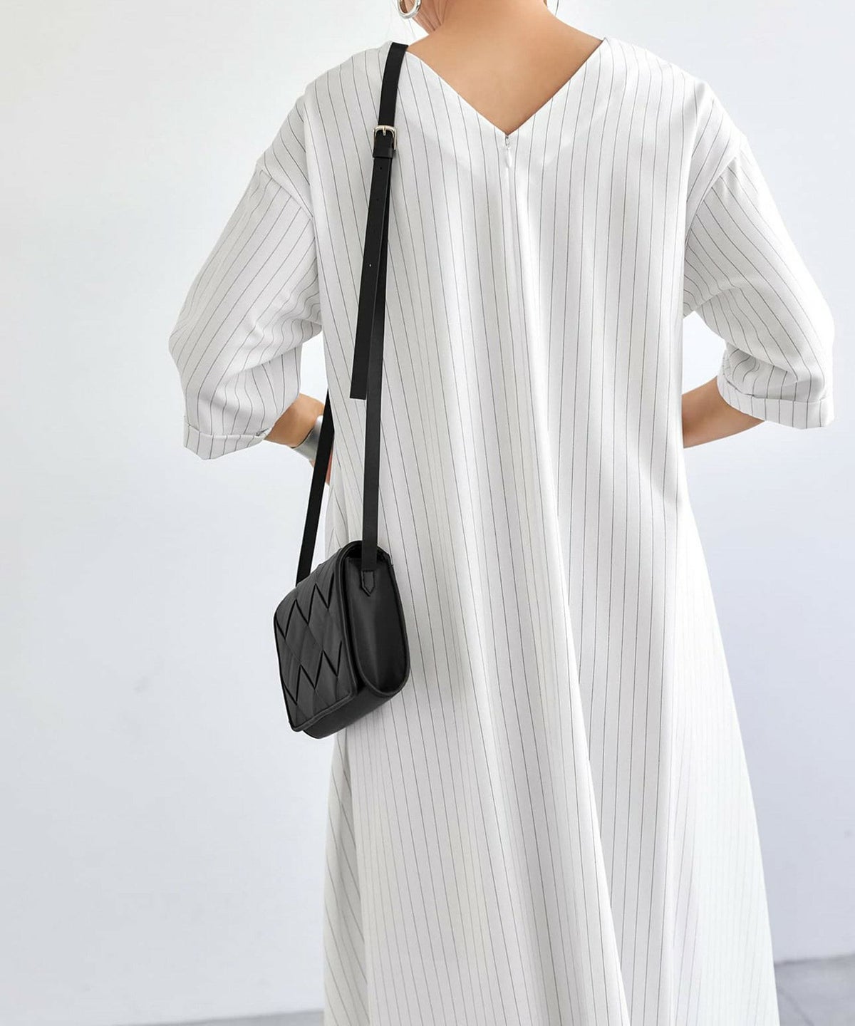 着用イメージ 166cm 02サイズ アイボリー