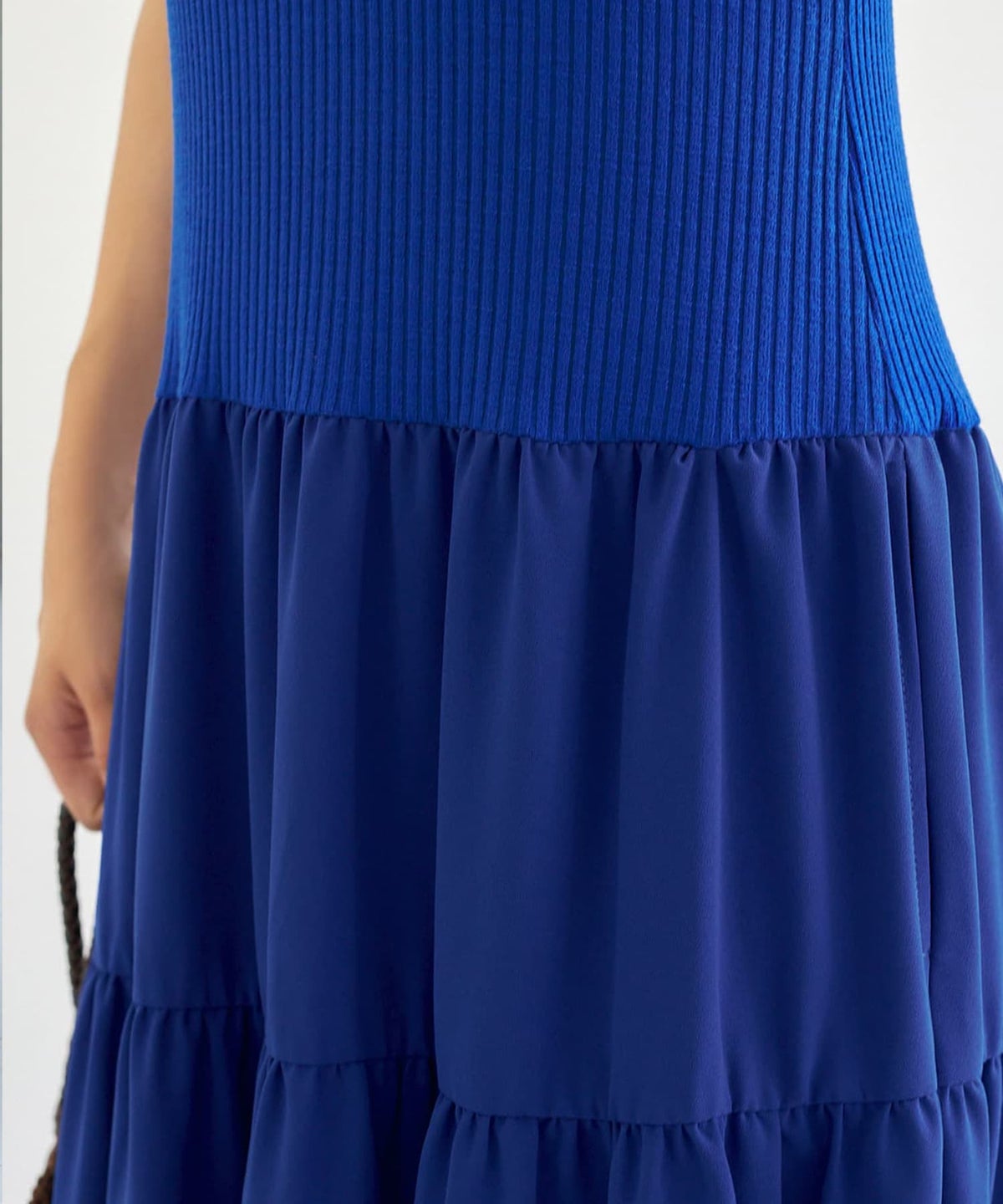 着用イメージ 163cm ブルー