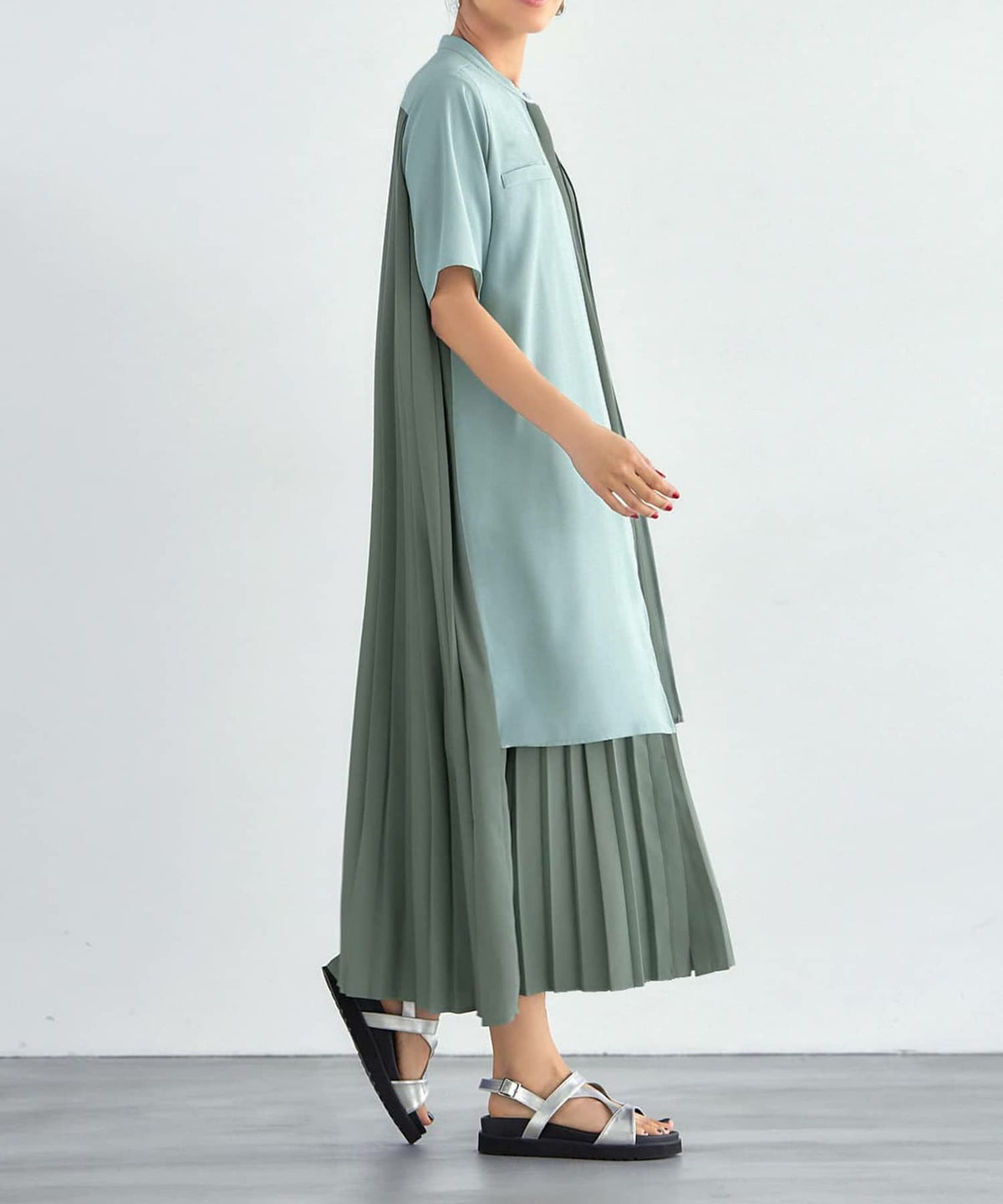 着用イメージ グリーン