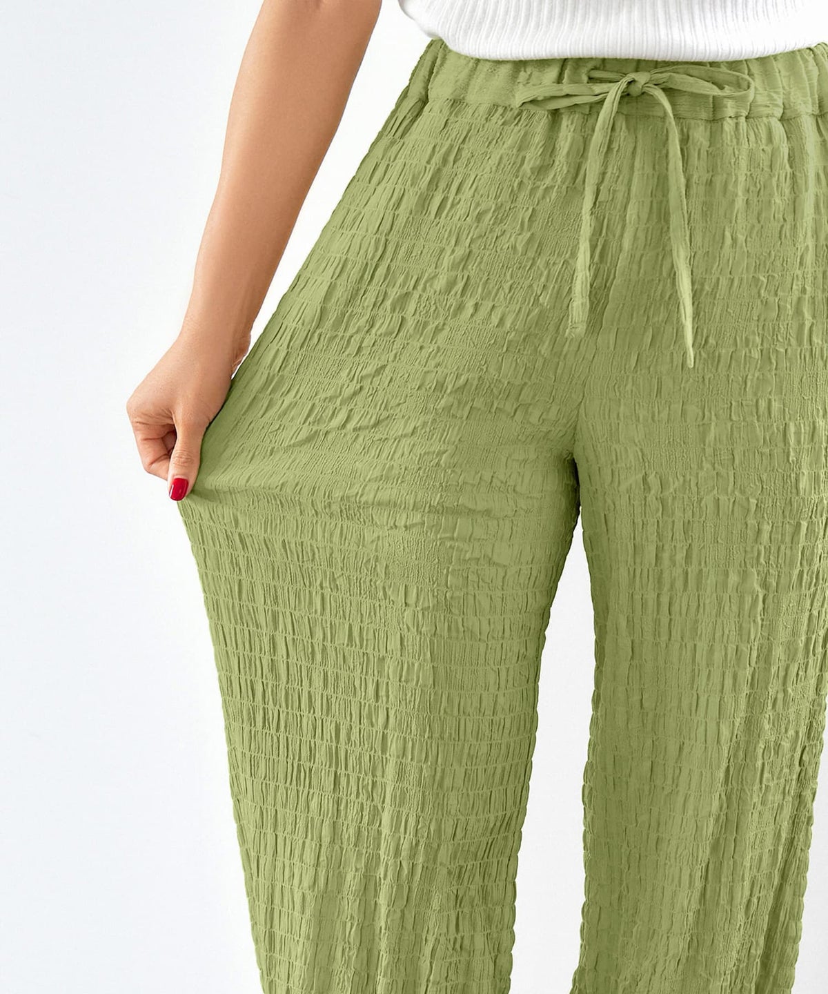 着用イメージ 163cm ピスタチオ