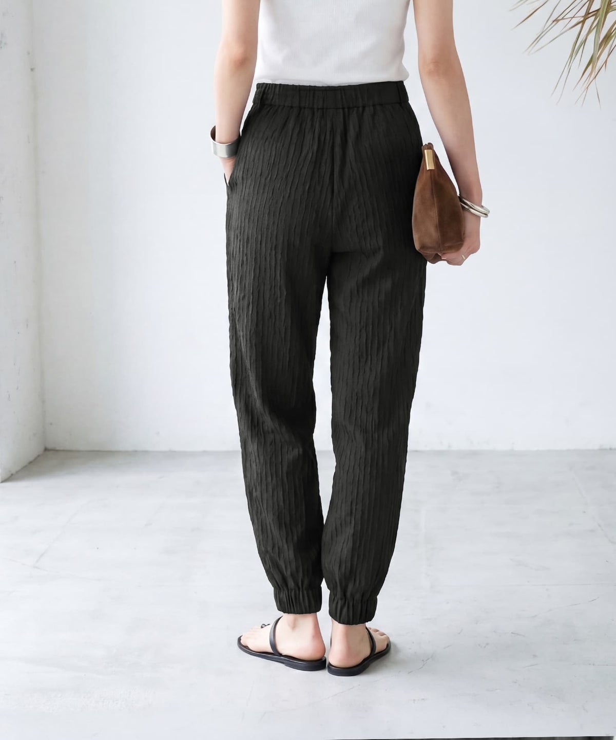 着用イメージ 163cm ブラック