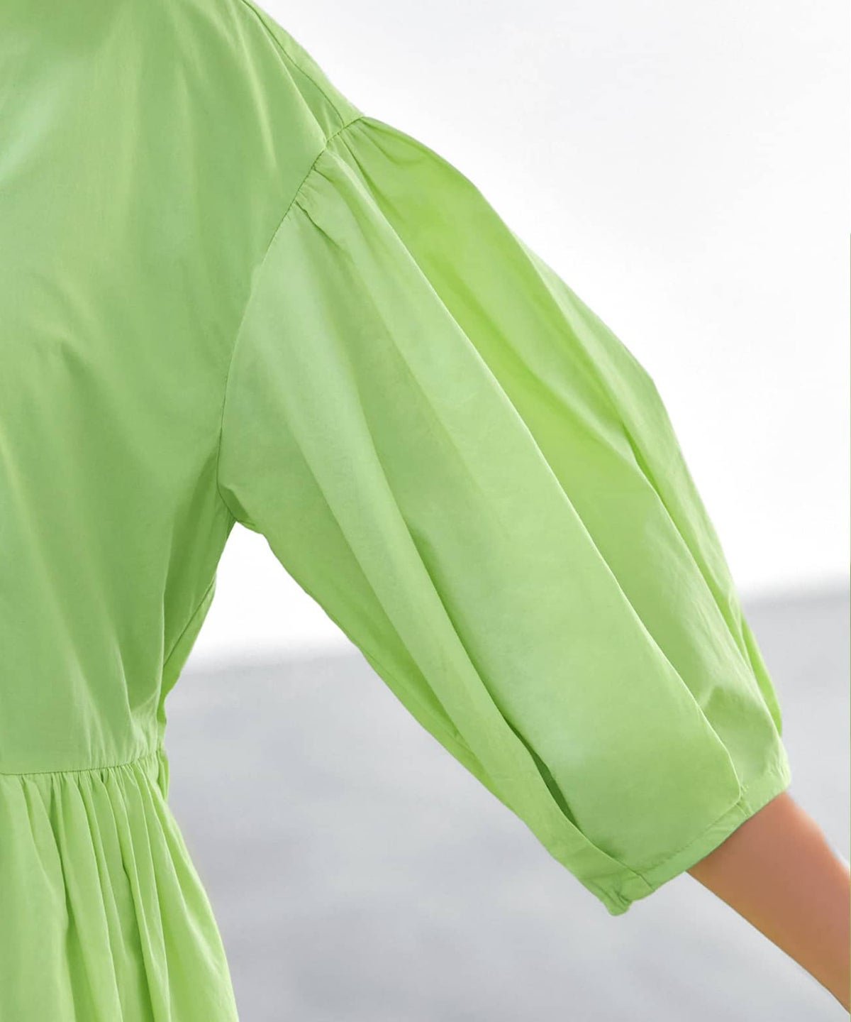 着用イメージ 166cm  ライムイエロー 02 サイズ