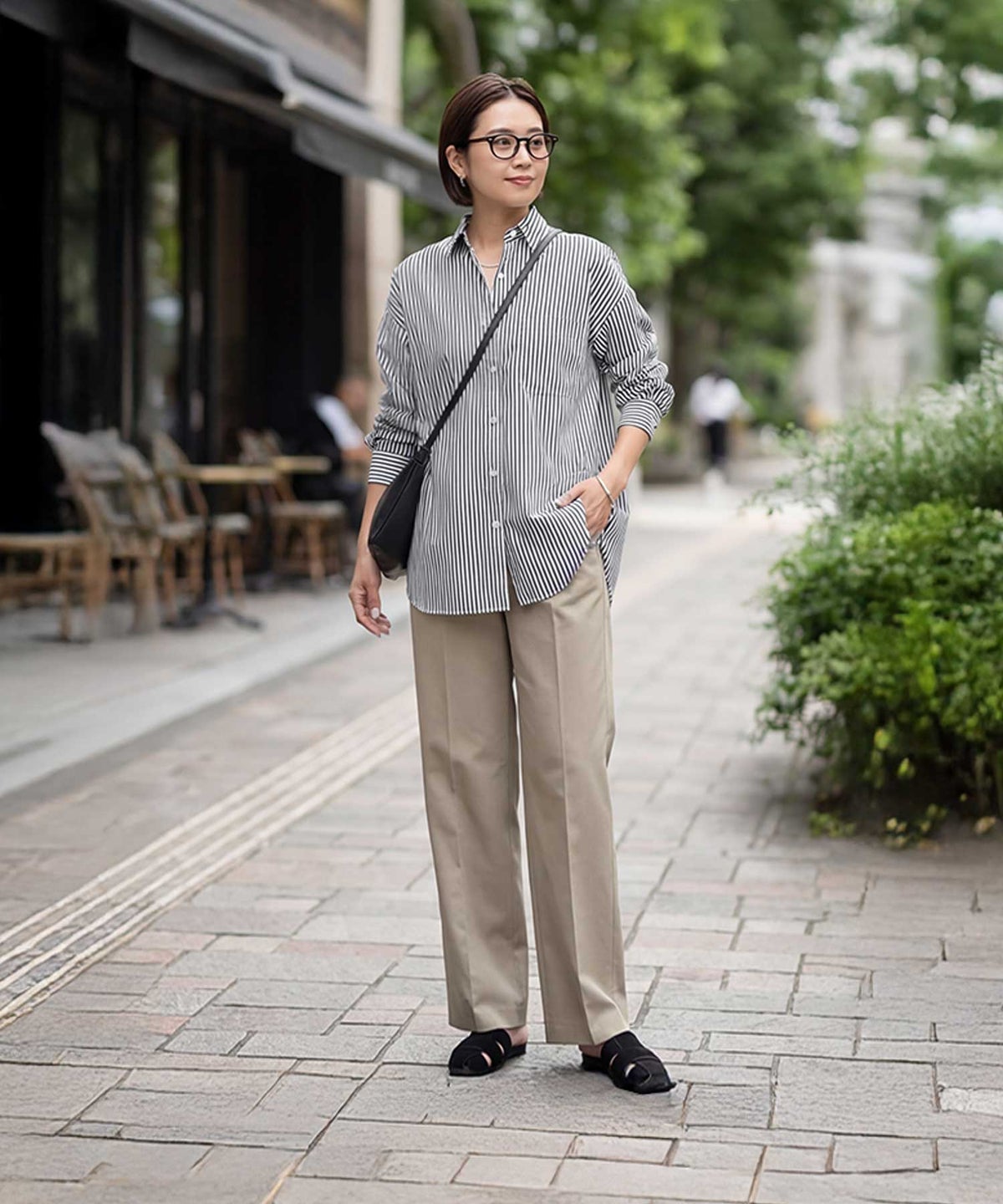 着用イメージ 163cm スミクロ