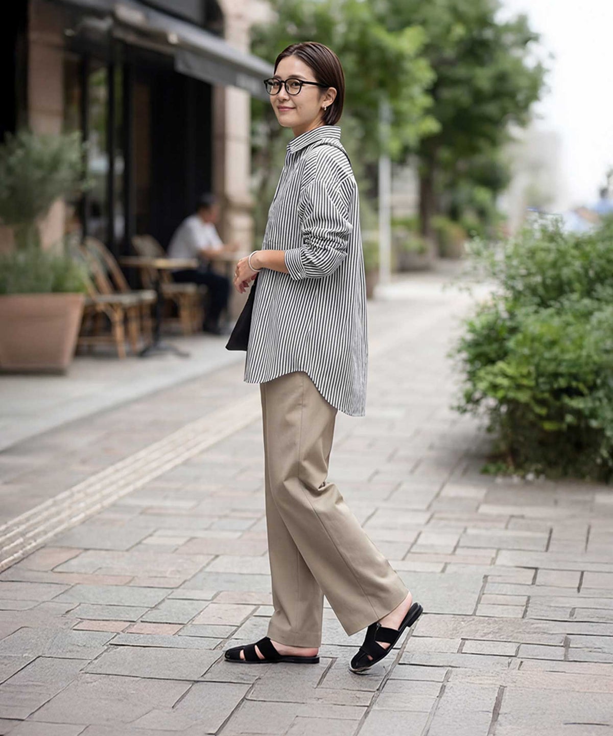 着用イメージ 163cm スミクロ