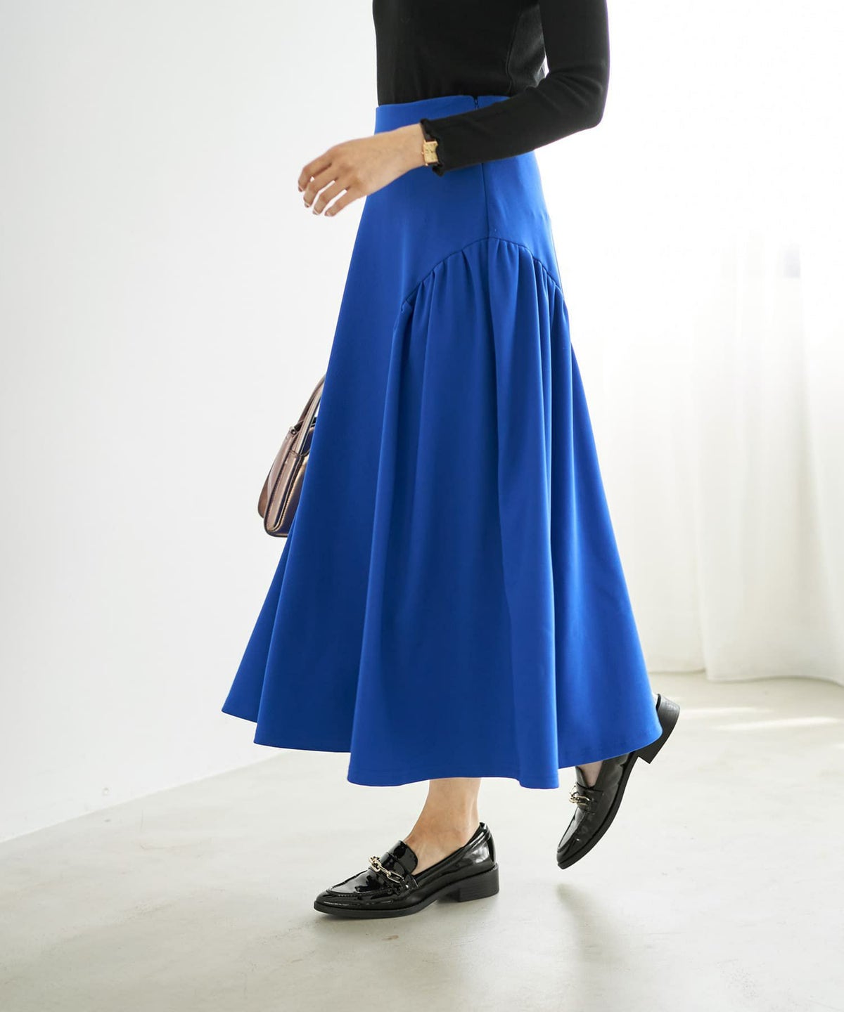 着用イメージ 166cm ブルー 02サイズ