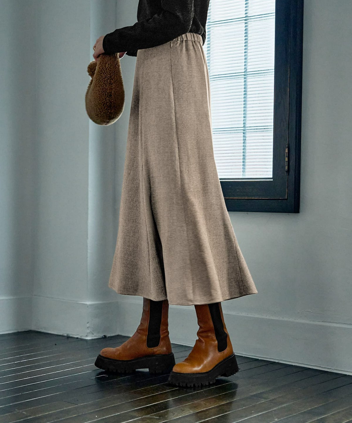 着用イメージ 165㎝　Sサイズ　ベージュ