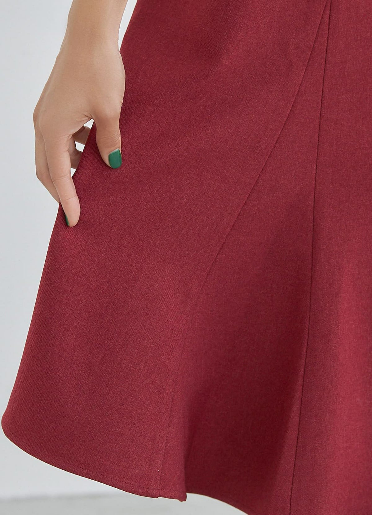 着用イメージ 166cm 着用サイズ S バーガンディー