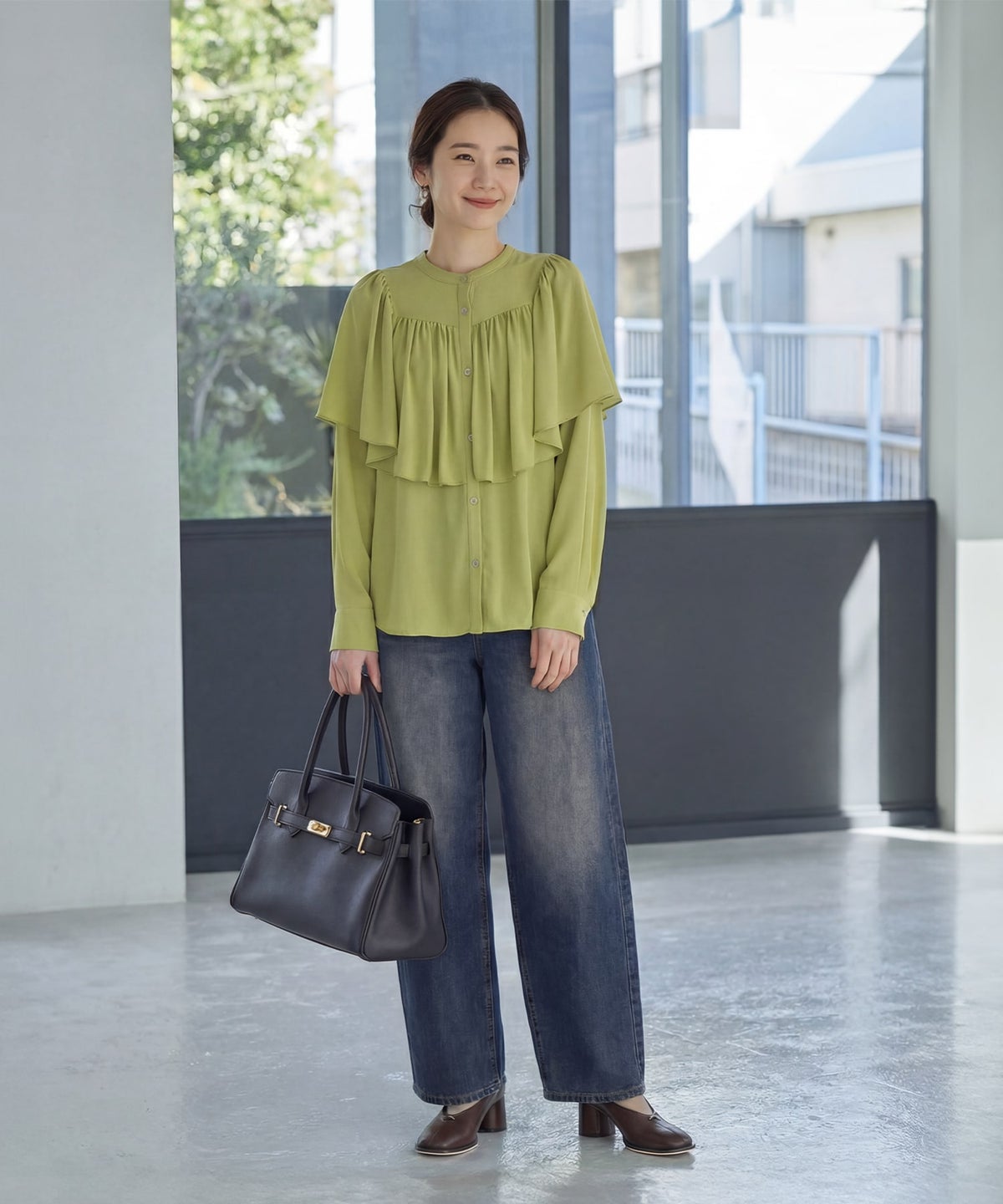 着用イメージ 165cm ピスタチオ