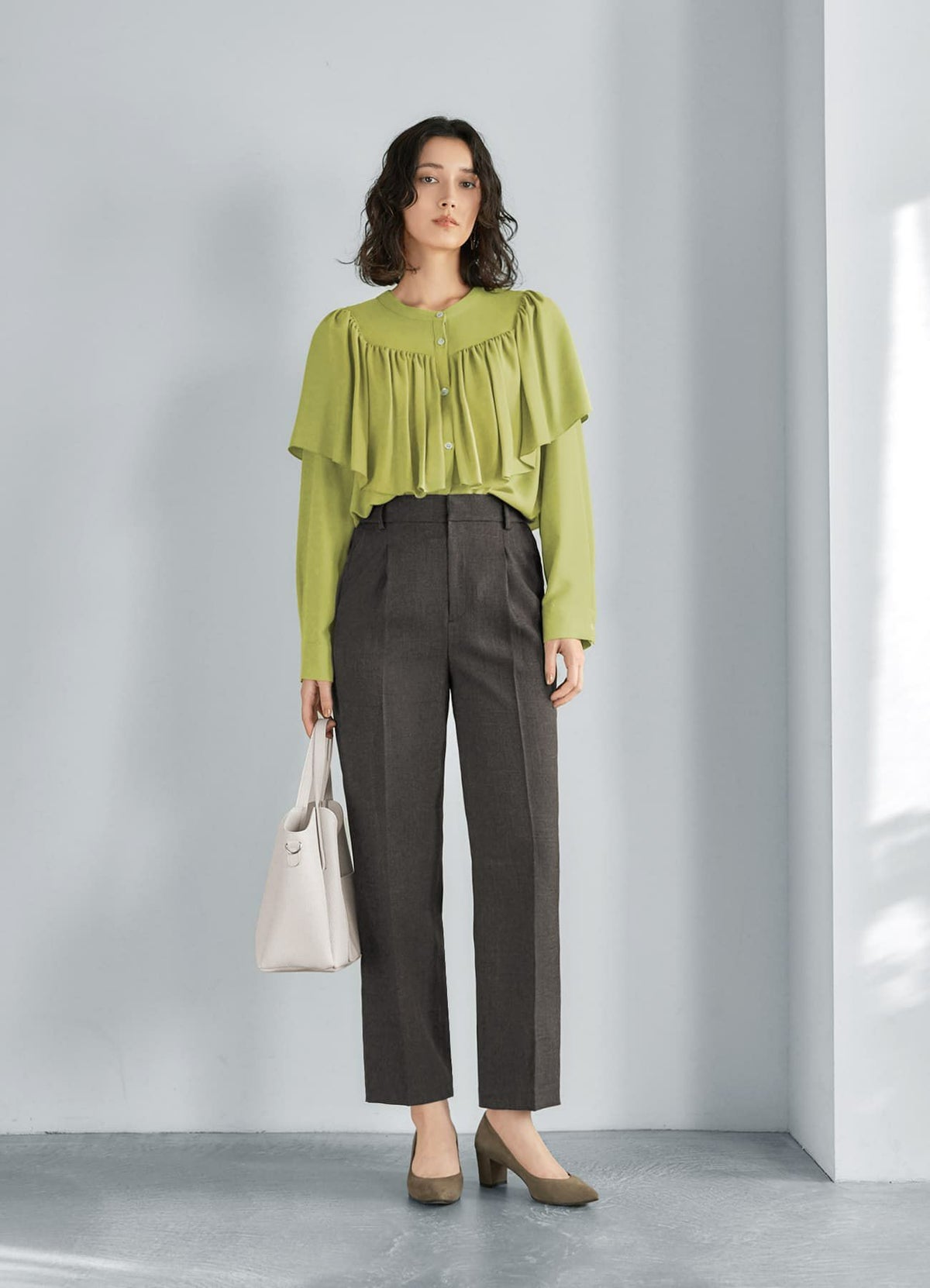 着用イメージ 165cm ピスタチオ