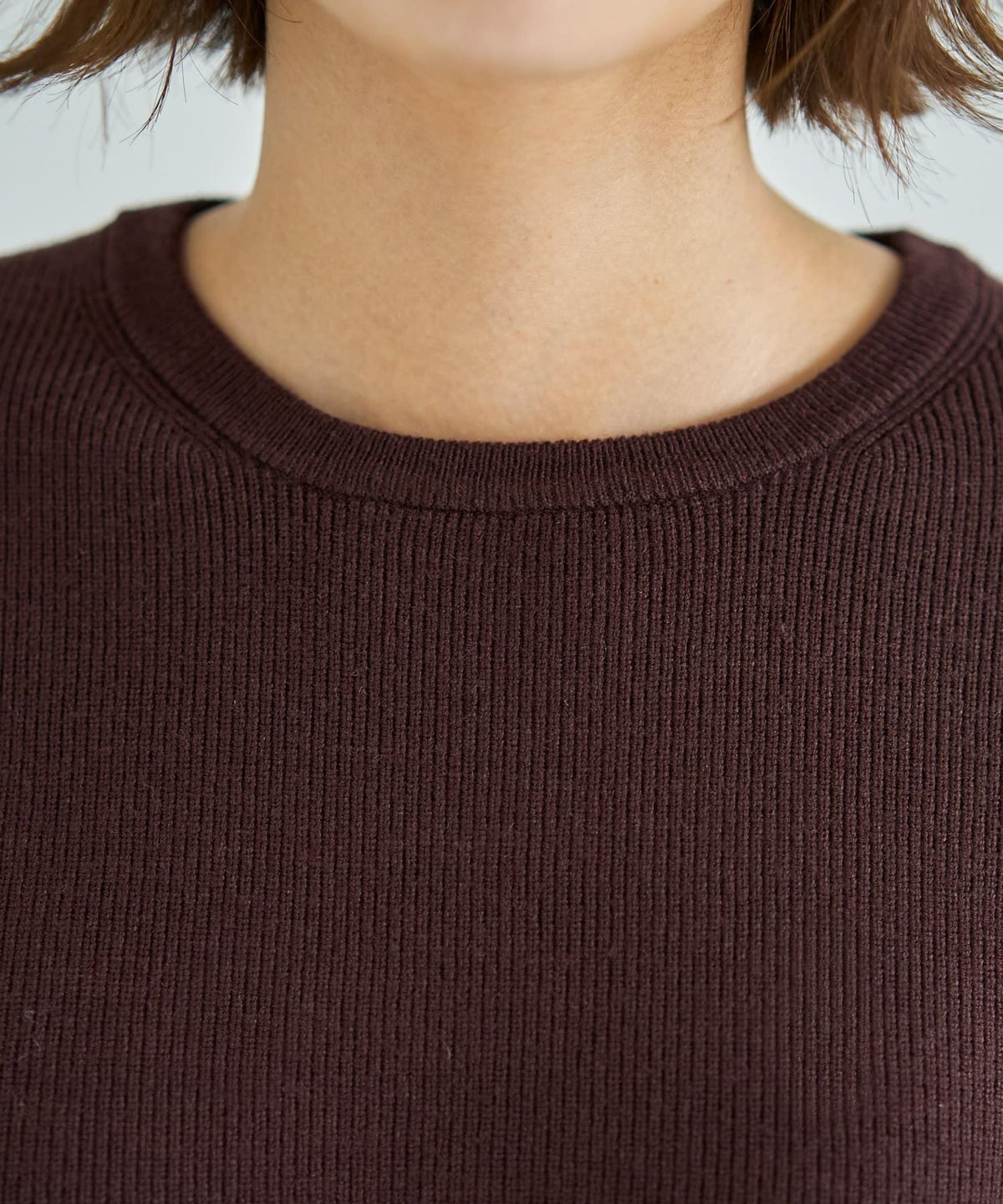 着用イメージ 167cm ダークブラウン