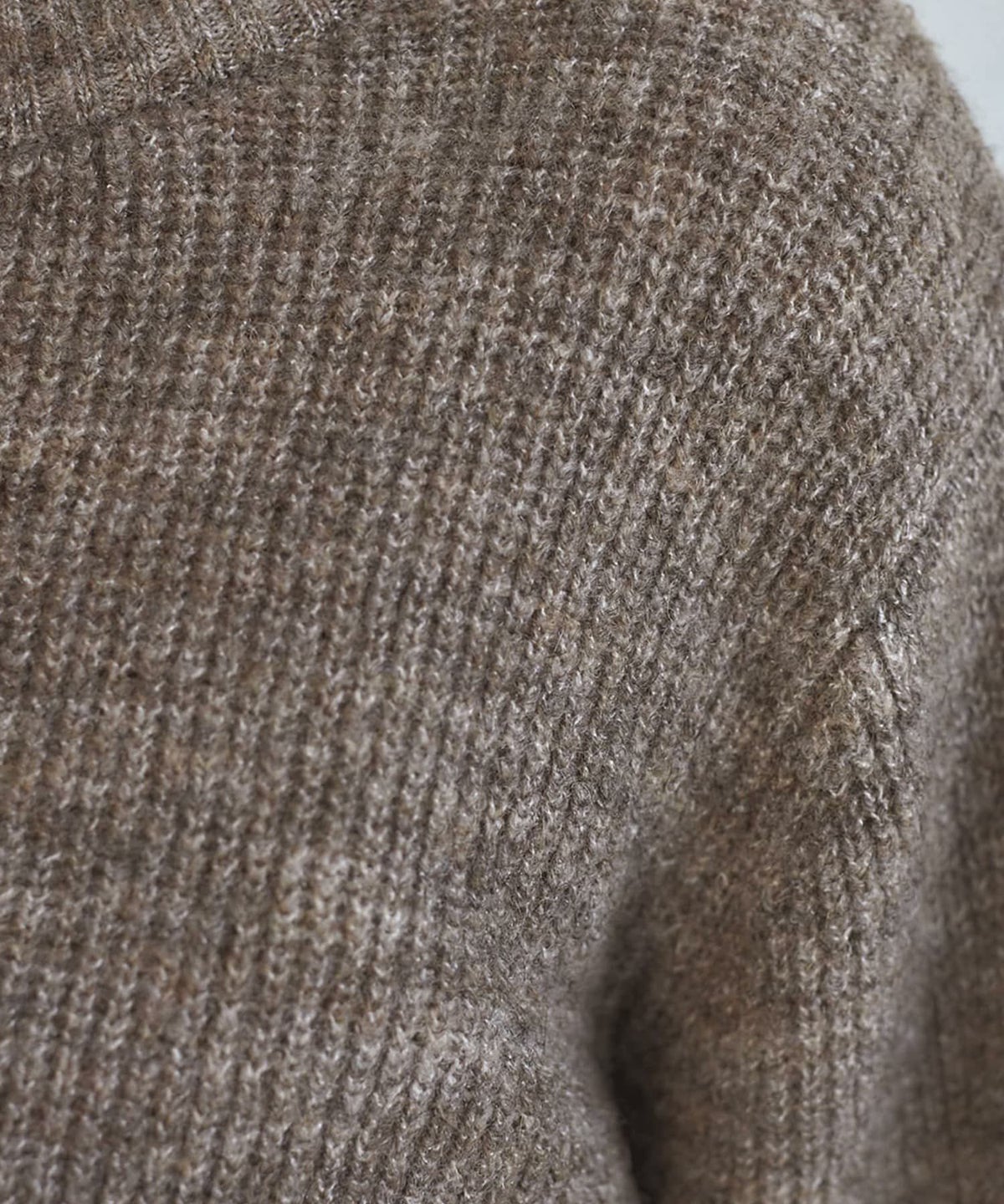 着用イメージ 166cm ブラウンミックス