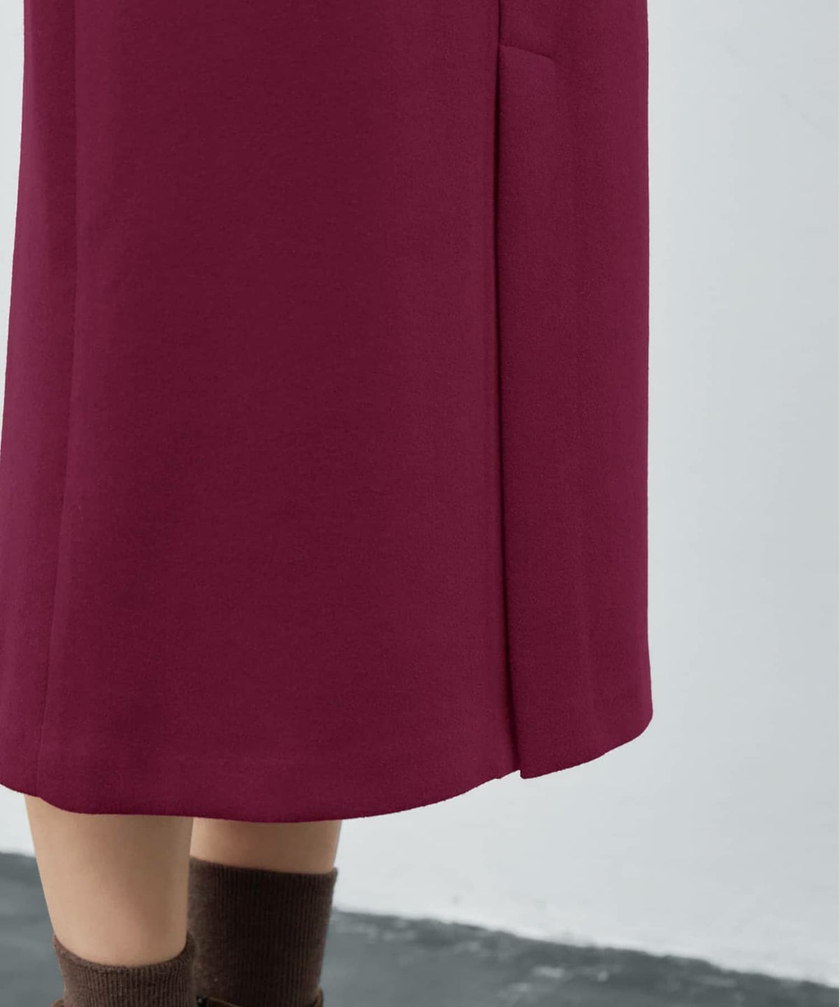 着用イメージ 173cm S-02サイズ ボルドー