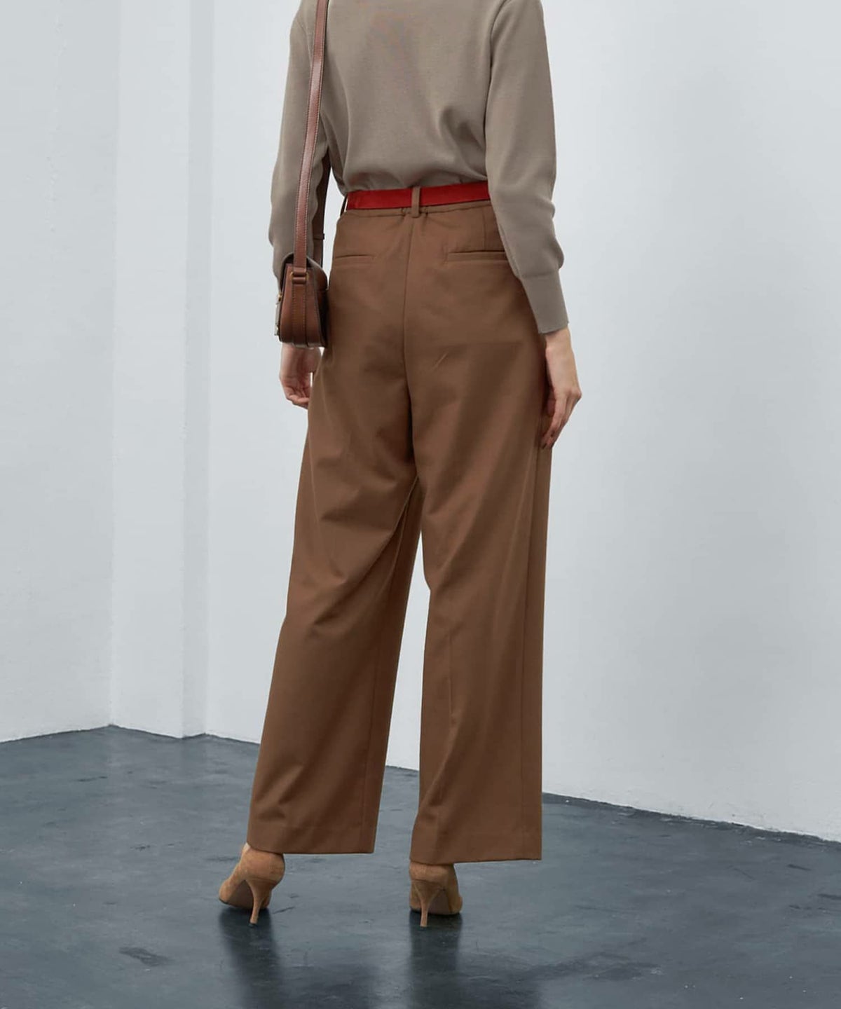 着用イメージ 173cm 02サイズ ブラウン