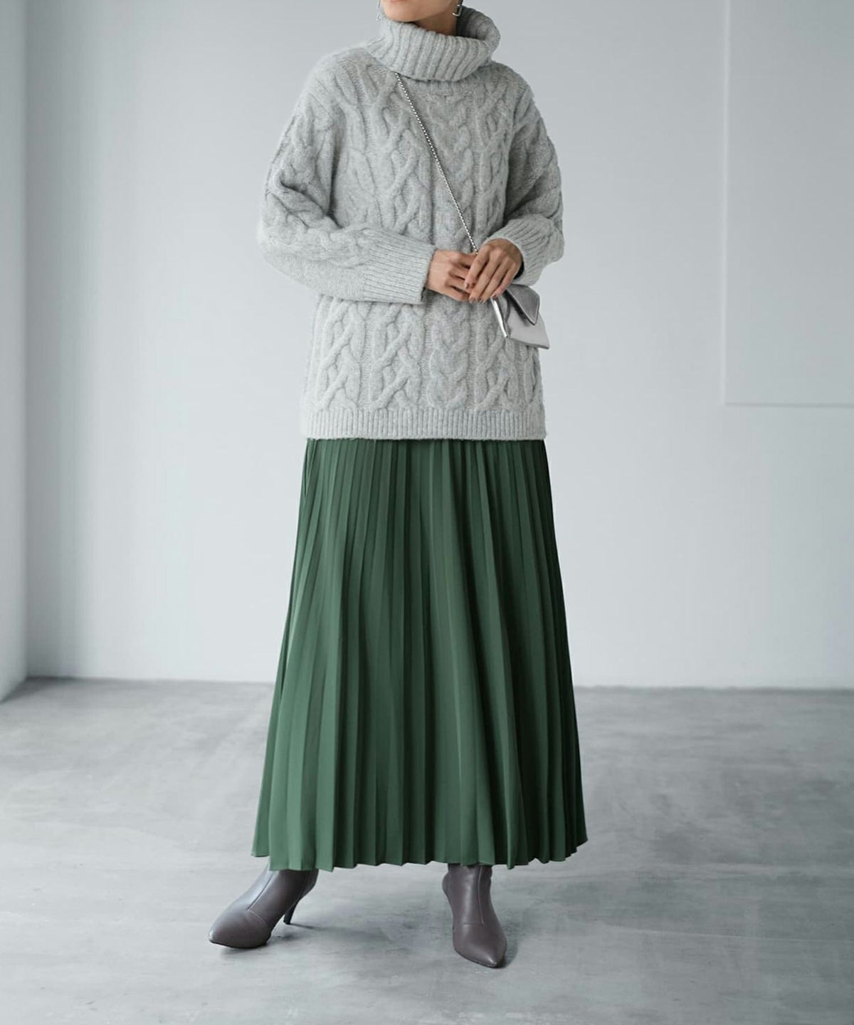 着用イメージ 165cm 着用サイズ S ライトカーキ