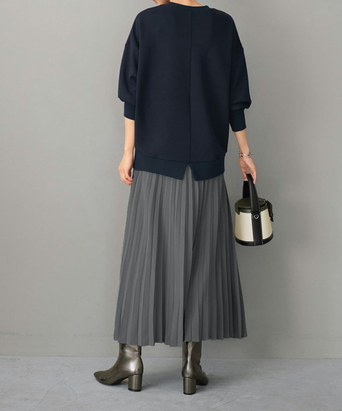 着用イメージ 168cm 着用サイズ S グレー