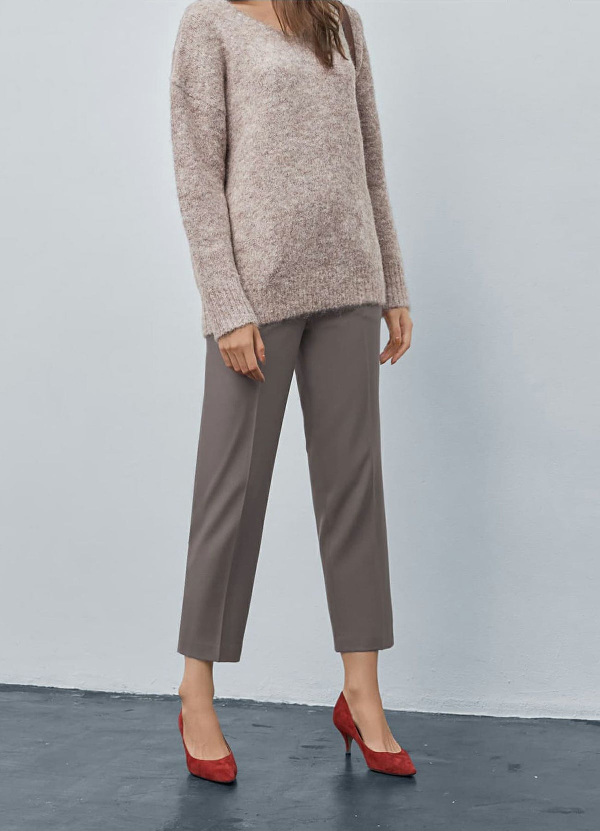 着用イメージ 173cm 着用サイズ S モカグレー