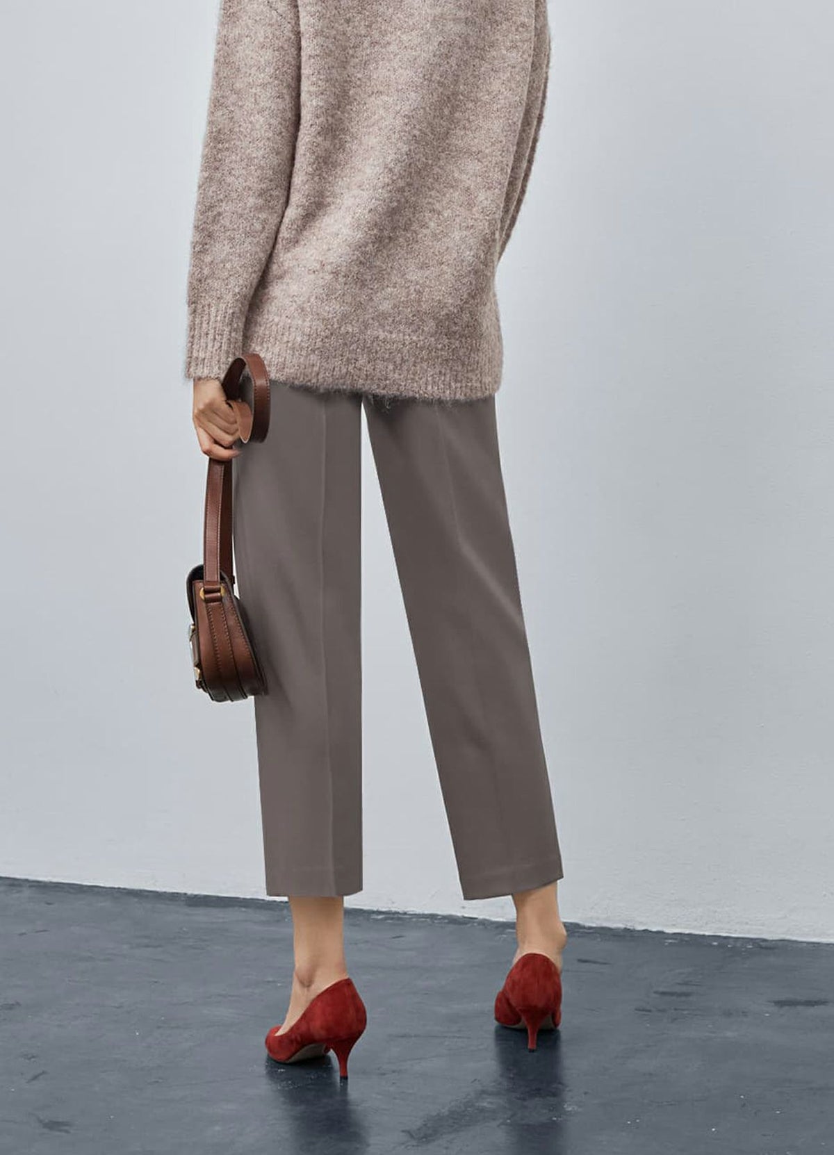 着用イメージ 173cm 着用サイズ S モカグレー