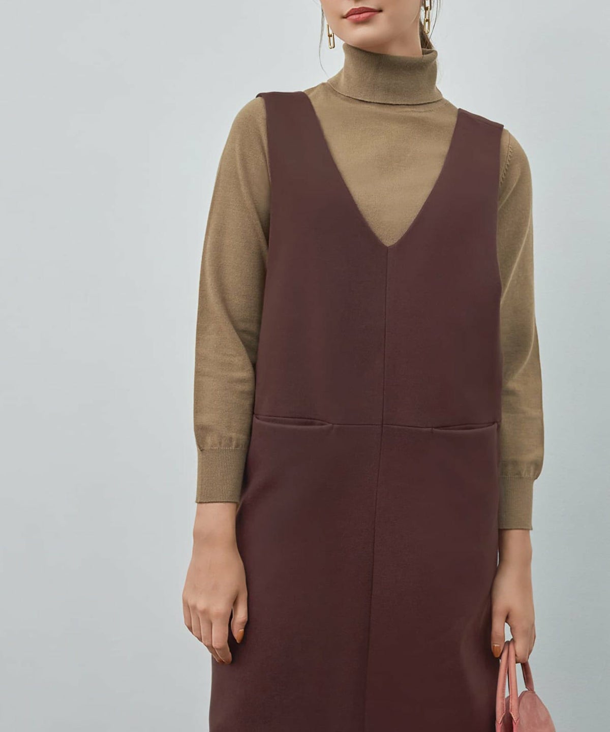 着用イメージ 170cm 02サイズ ブラウン