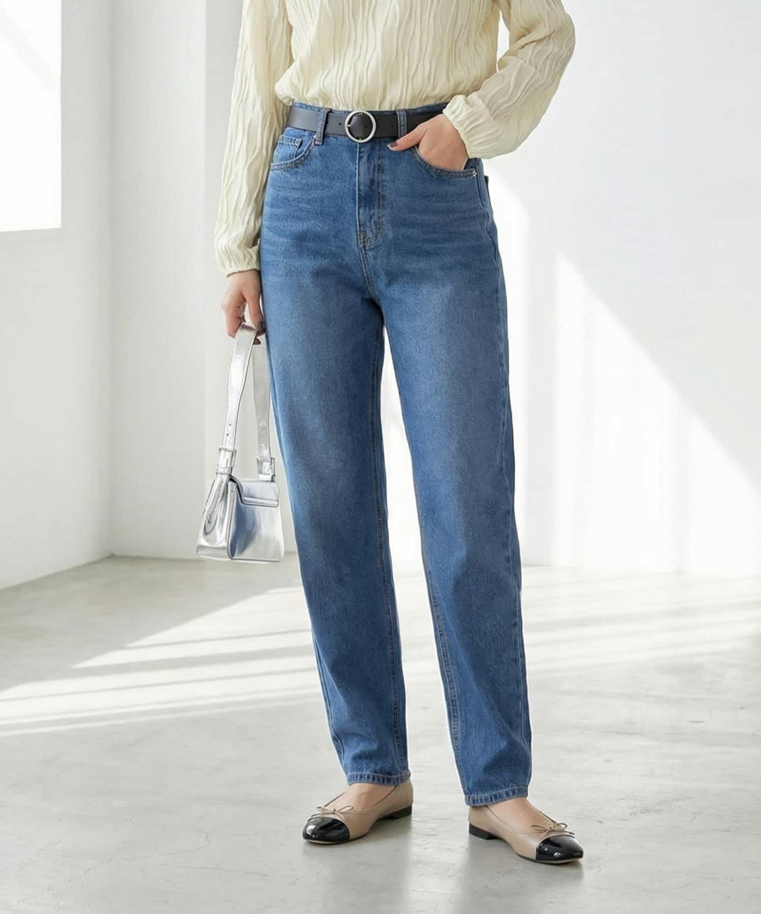 ウォッシュドセミボーイズデニム | おしゃれな大人レディース