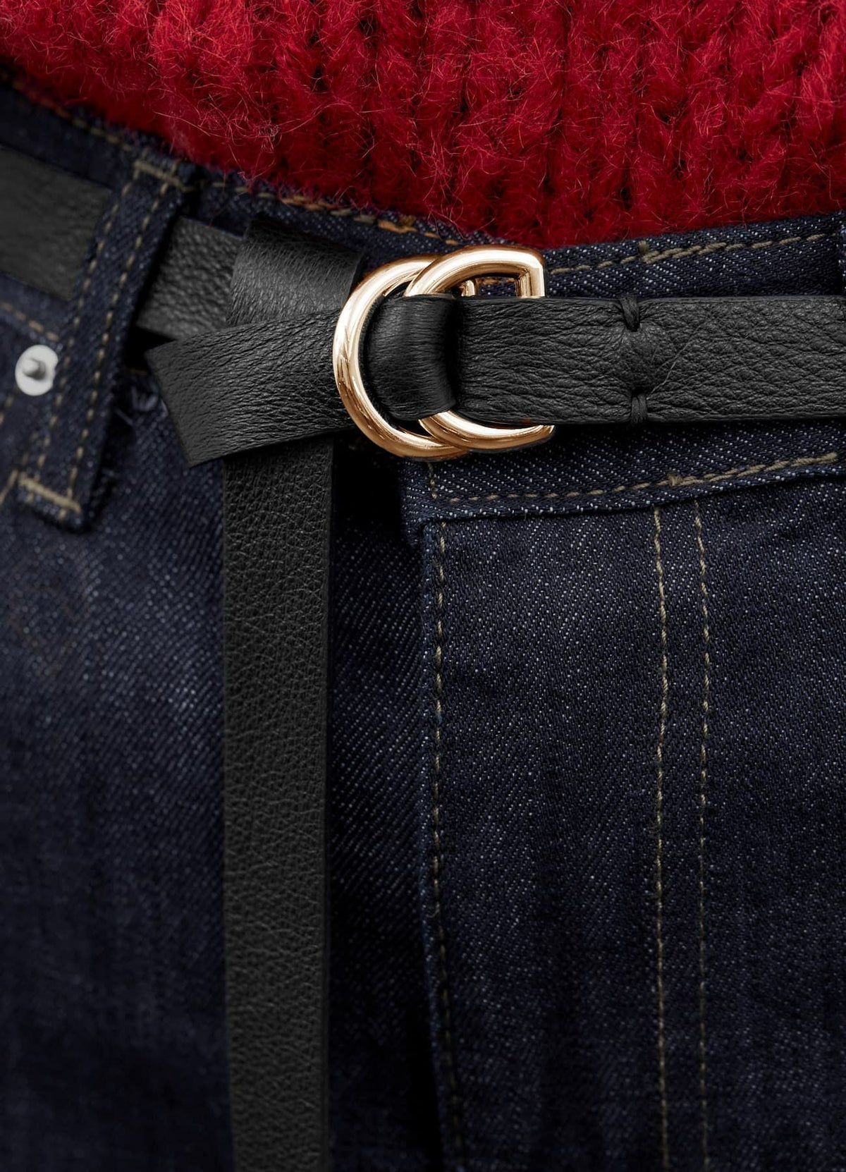 着用イメージ 173cm ブラック