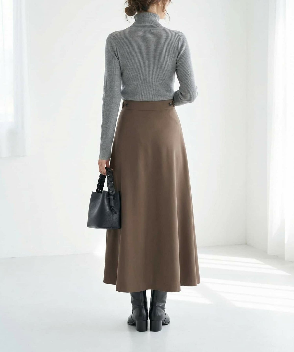 着用イメージ 165cm 着用サイズ 02 ブラウンカーキ