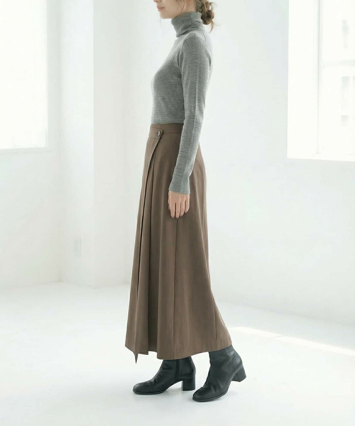 着用イメージ 165cm 着用サイズ 02 ブラウンカーキ