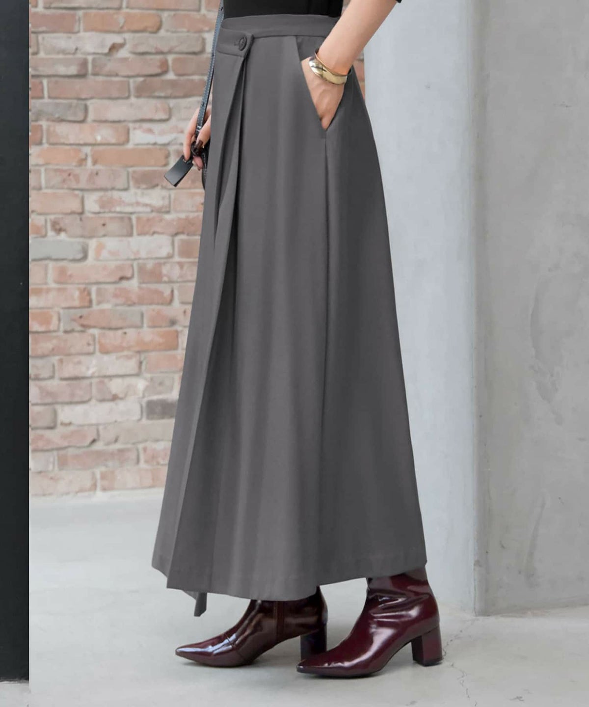 着用イメージ 165cm 着用サイズ 02 グレー