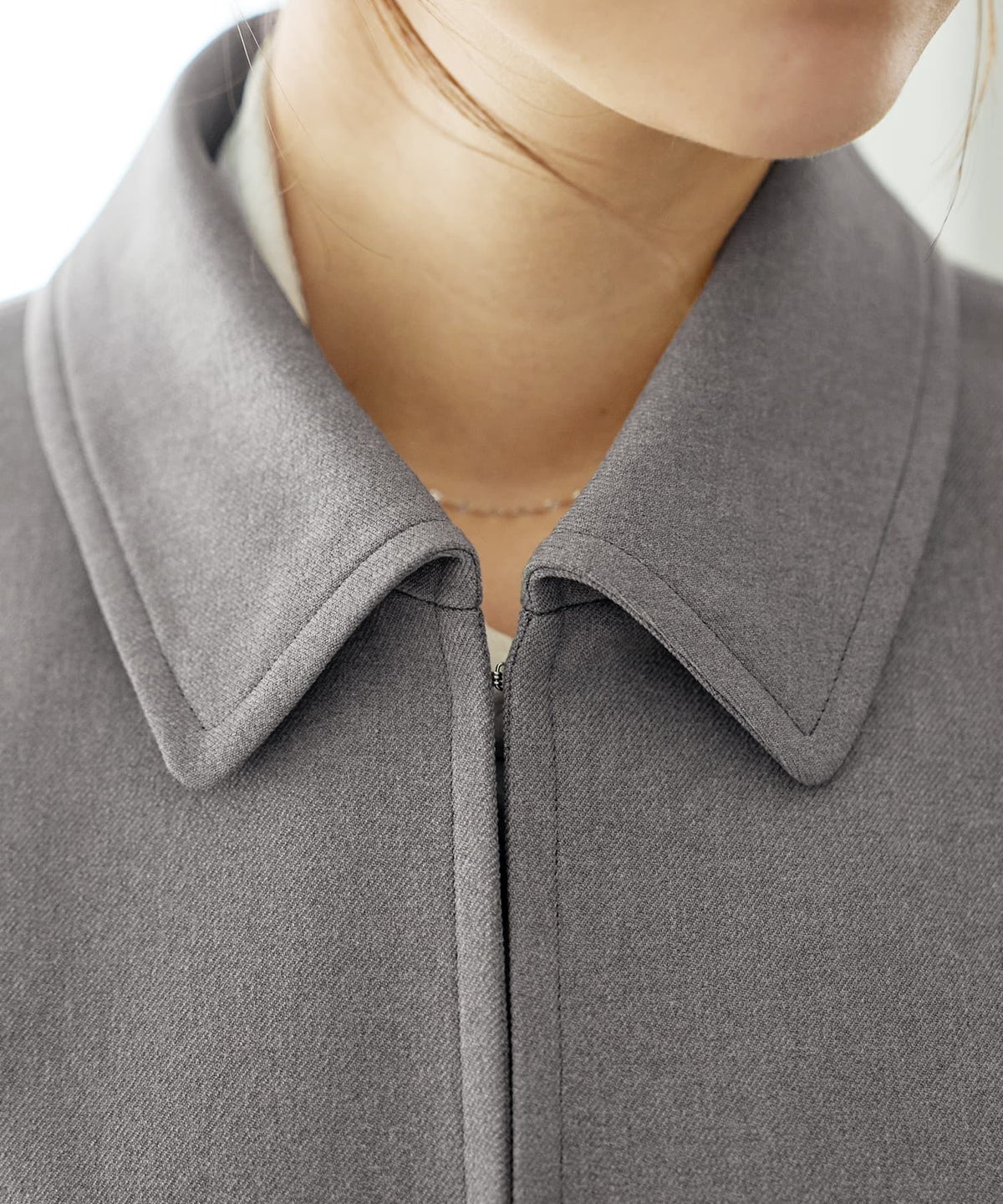 着用イメージ 168cm グレー