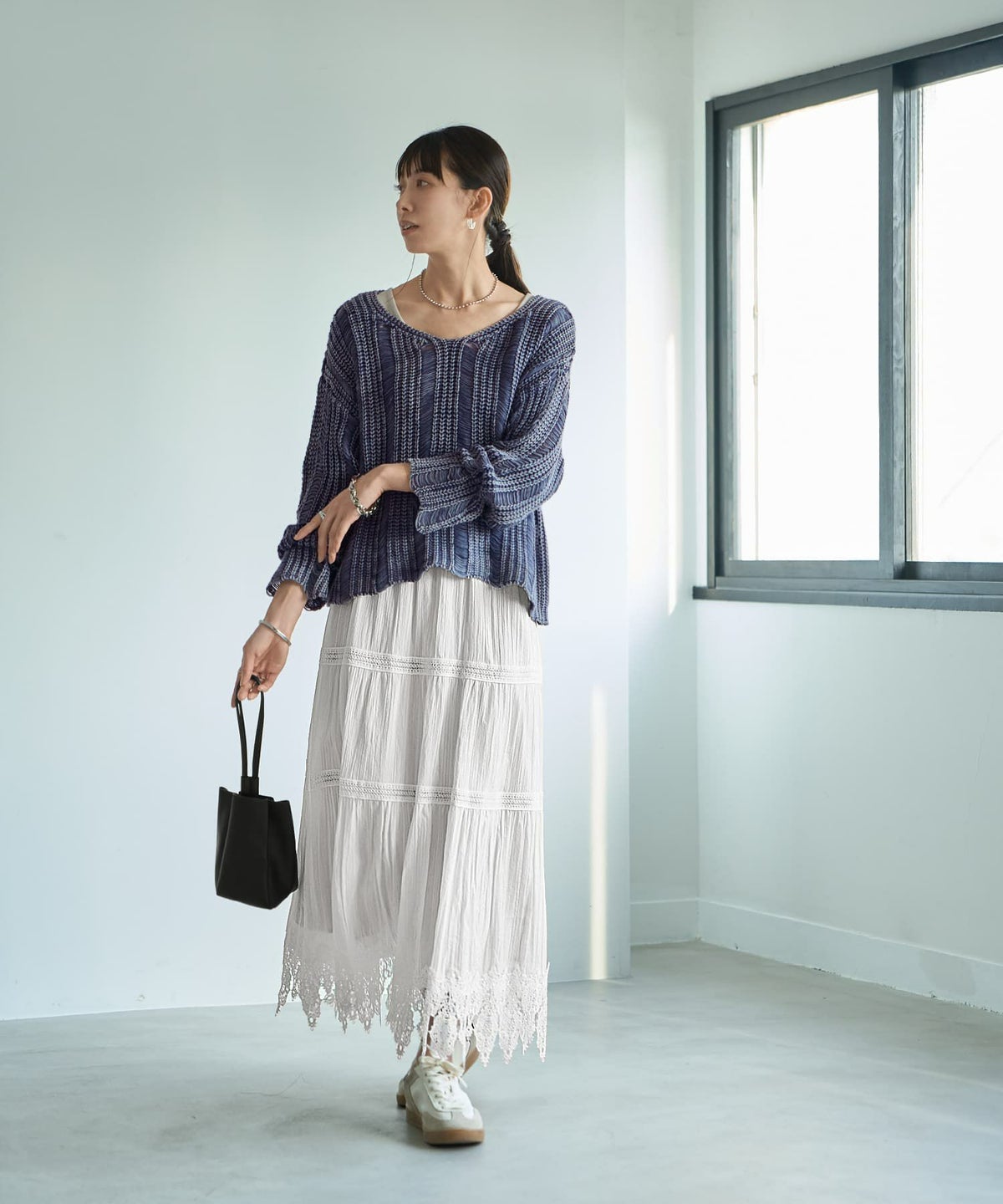 着用イメージ 165cm 02サイズ　ホワイト