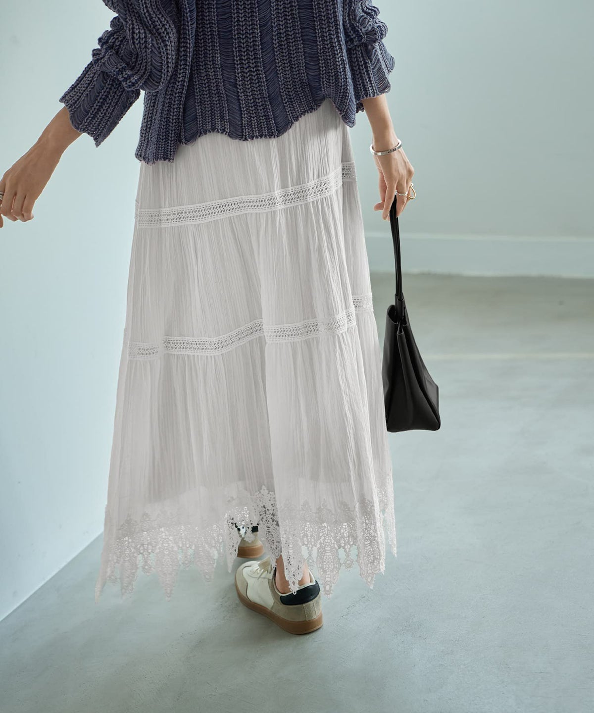 着用イメージ 165cm 02サイズ　ホワイト