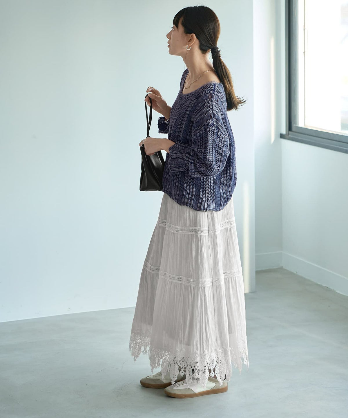 着用イメージ 165cm 02サイズ　ホワイト