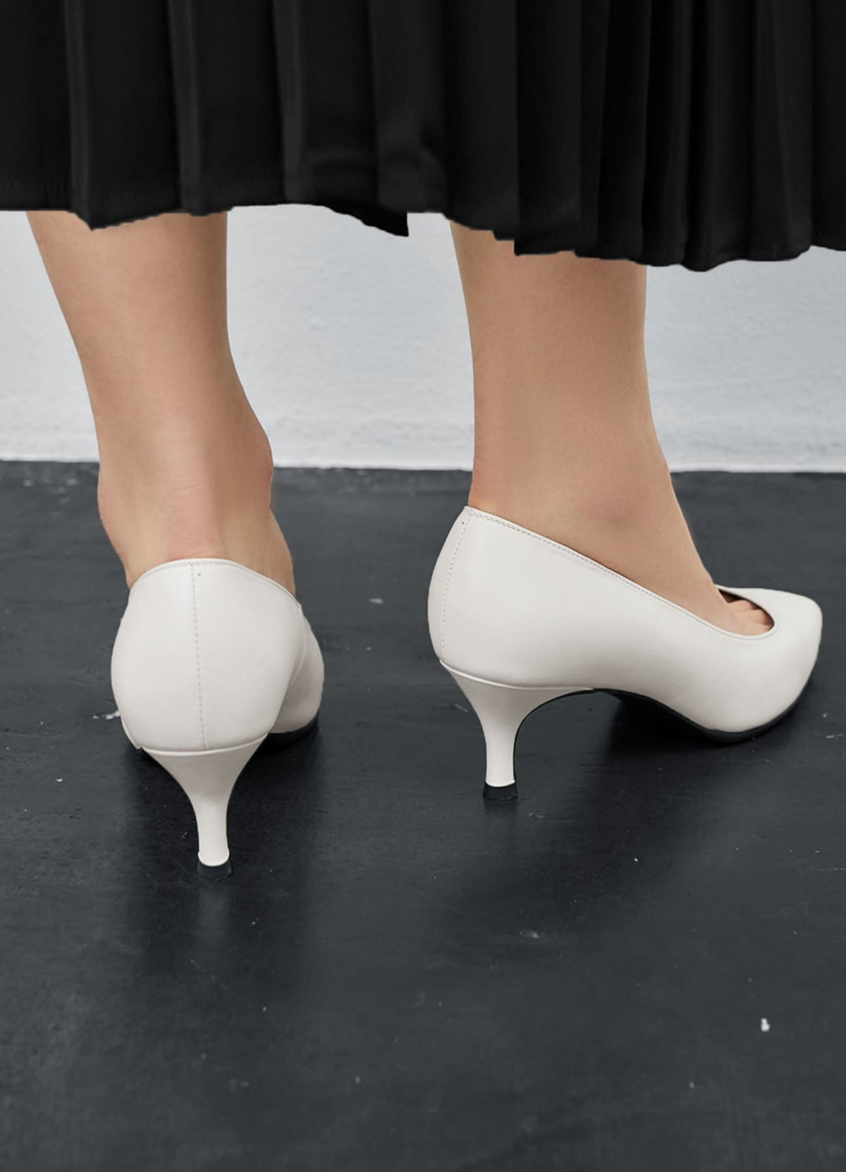 着用イメージ 173cm ニュアンスホワイト