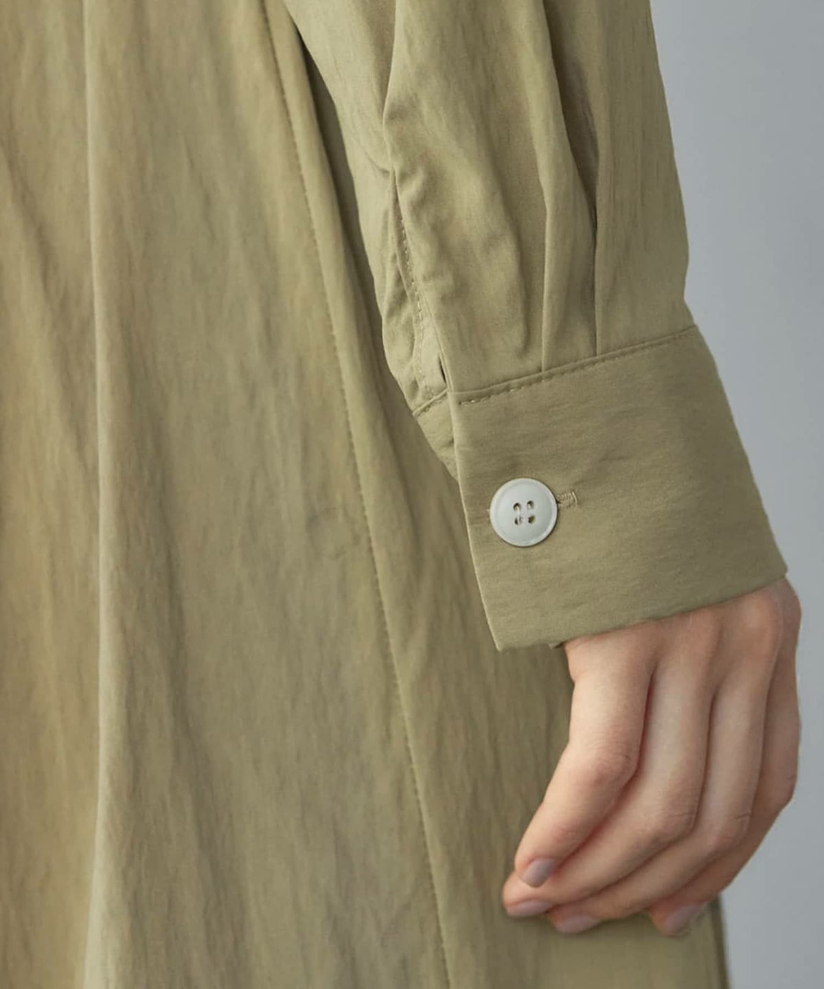 着用イメージ 165cm オリーブベージュ