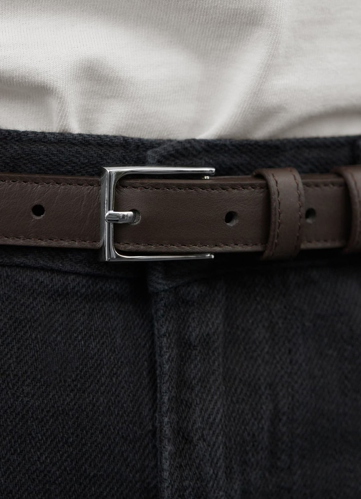 着用イメージ 173cm ダークブラウン