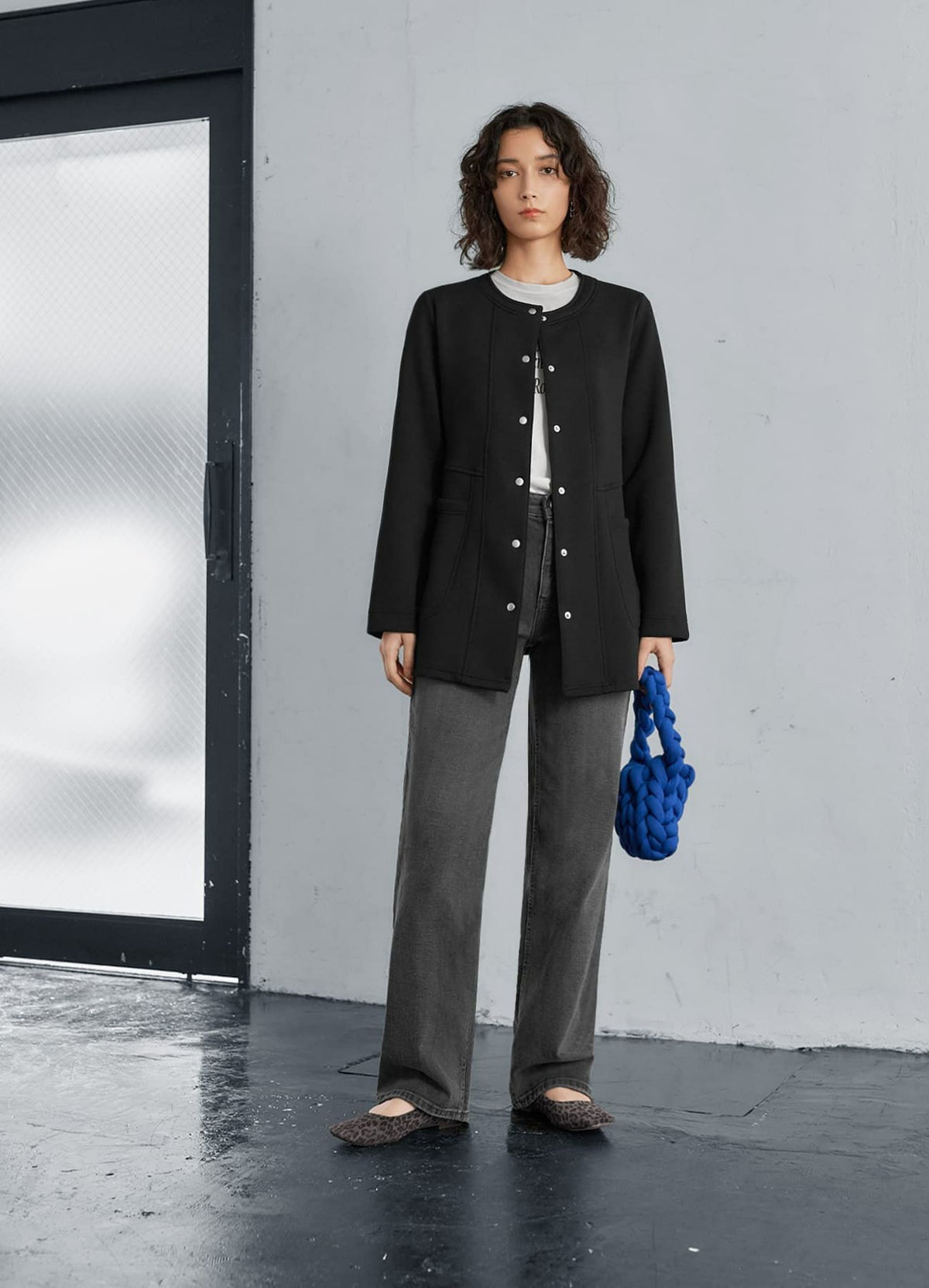 着用イメージ 165cm ブラック