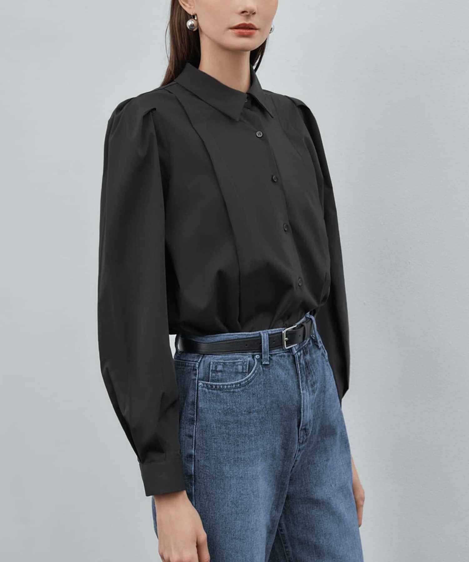 clore+ レディワークシャツ GLOBAL WORK（グローバルワーク） ブラウス シャツ ネルチェックシャツ