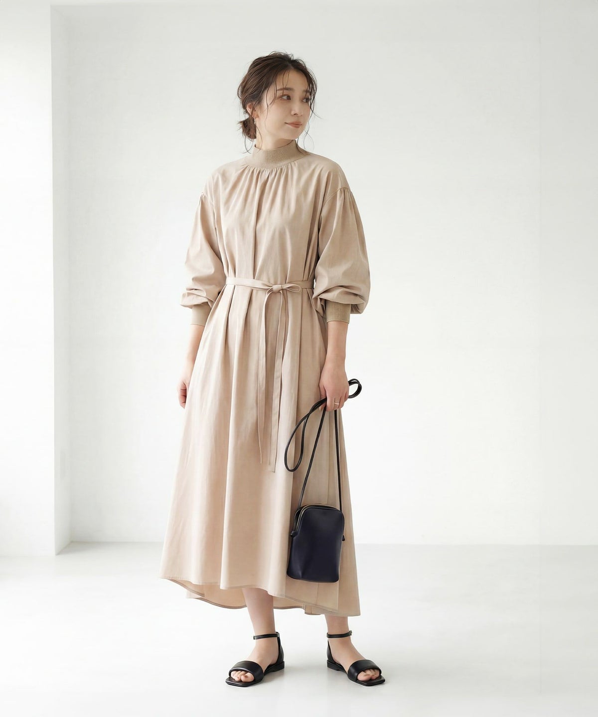 着用イメージ 165cm ベージュ 02サイズ