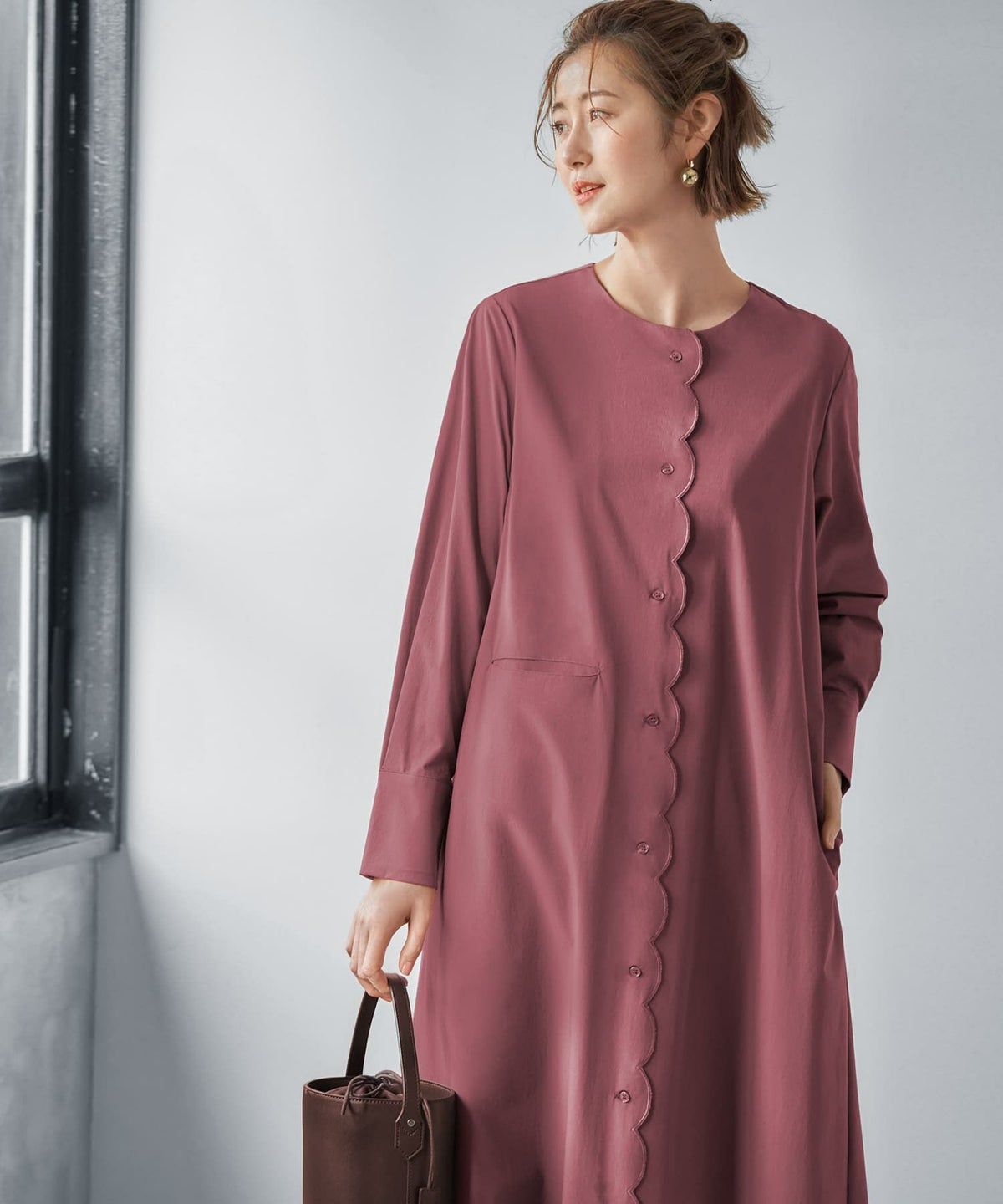 着用イメージ 166㎝　02サイズ アズキピンク