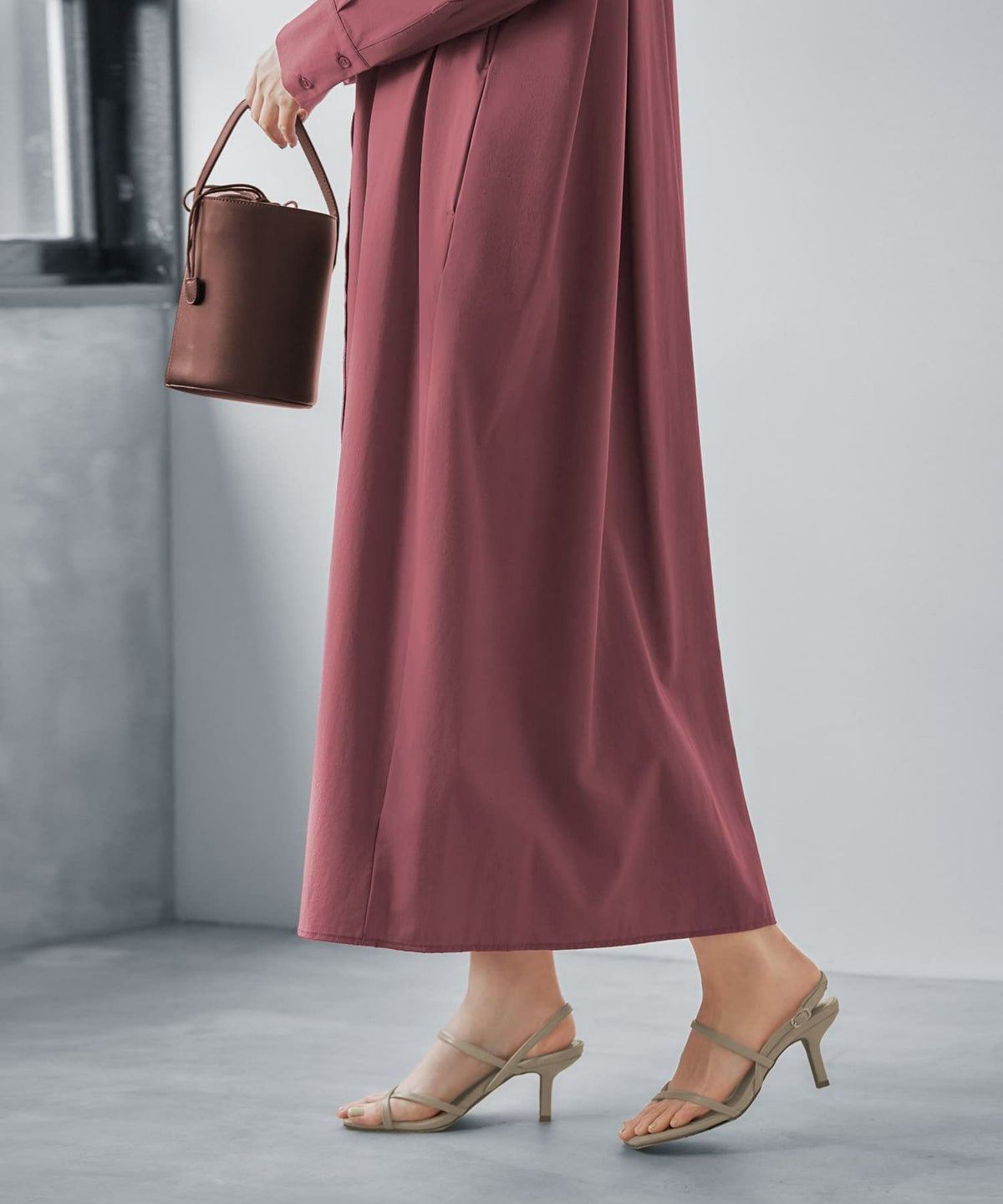 着用イメージ 166㎝　02サイズ アズキピンク